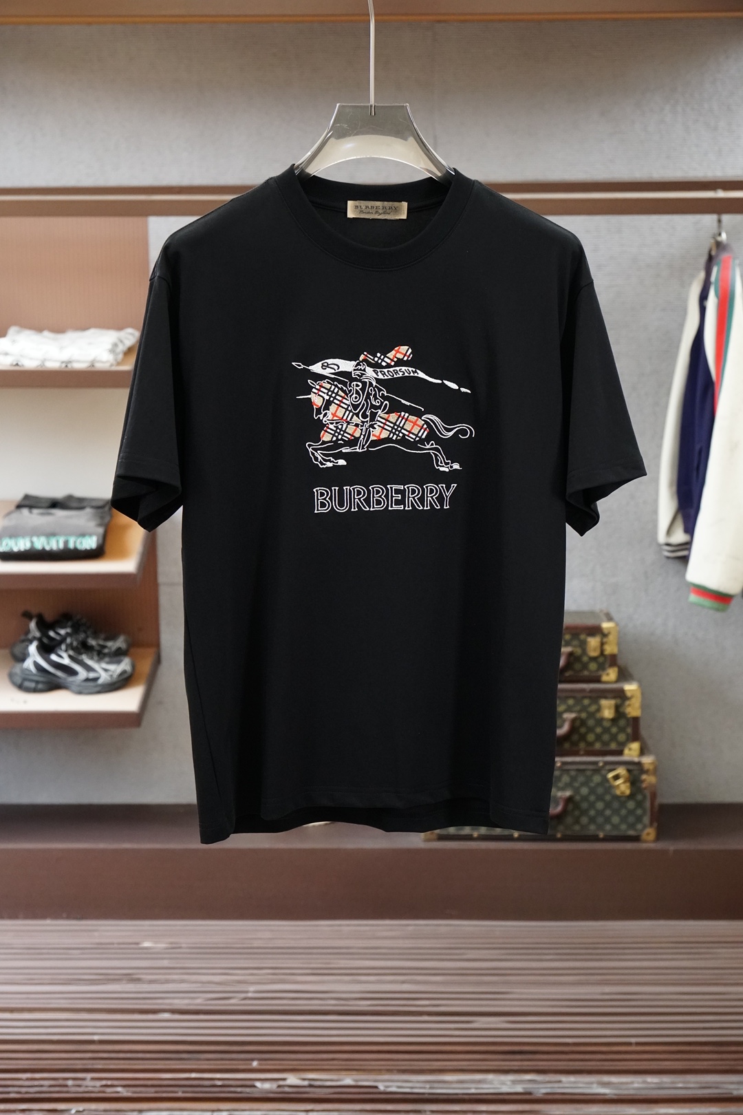 BBR巴宝莉/2026春夏高级成衣圆领短袖打底衫 🦋📟🪆🌹🖖一贯的好版型 进口原版超细进口柔软丝光棉。面