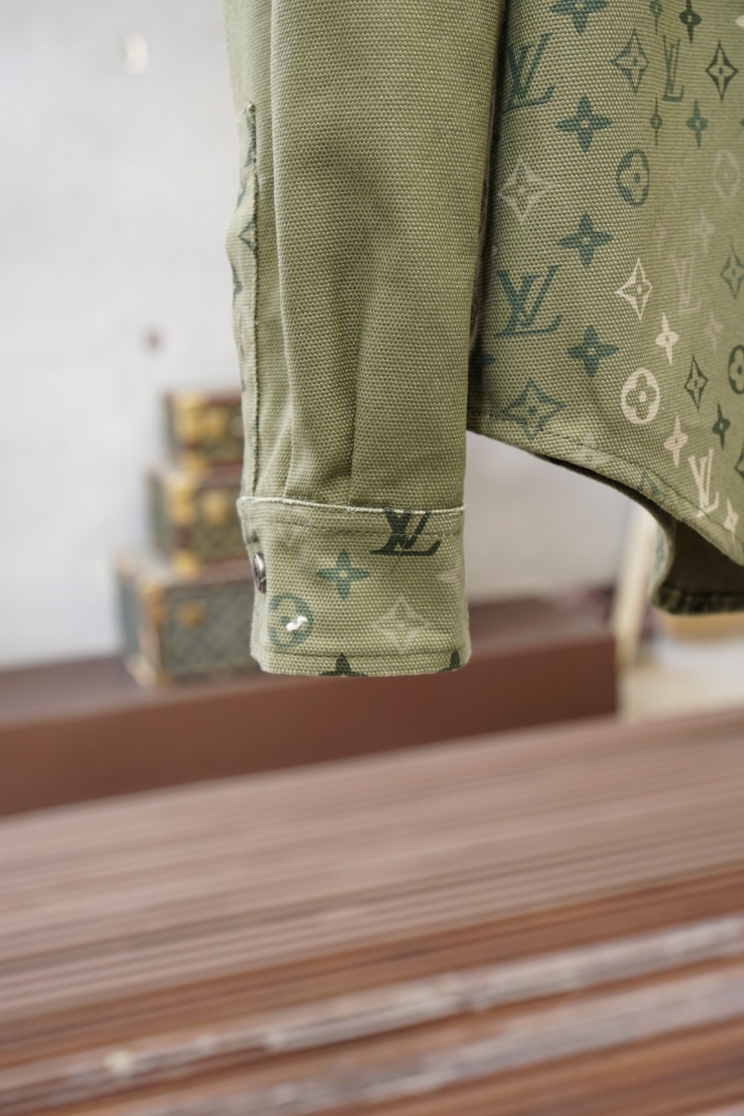 LV路易威登/🍁2026早春新款衬衣外套🔥满身提花，慢慢时尚感，高端品质堪比正品，胸前进口顶极高密度朱地