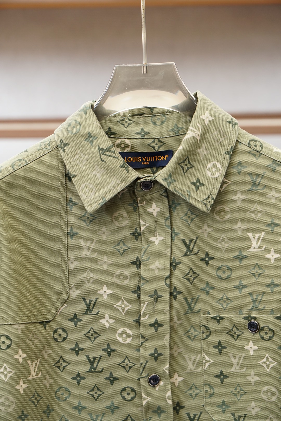 LV路易威登/🍁2026早春新款衬衣外套🔥满身提花，慢慢时尚感，高端品质堪比正品，胸前进口顶极高密度朱地