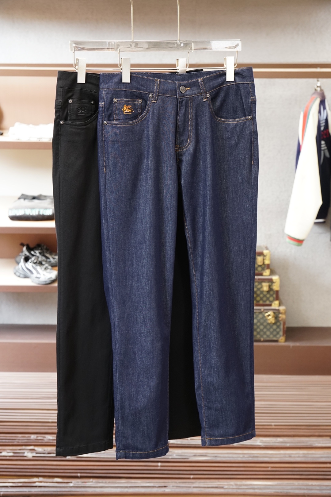 Erto 艾卓，2026ss 早春新品直筒牛仔裤，进口男士匹马棉棉质加莫代尔氨纶长裤，非常柔软有型，不易