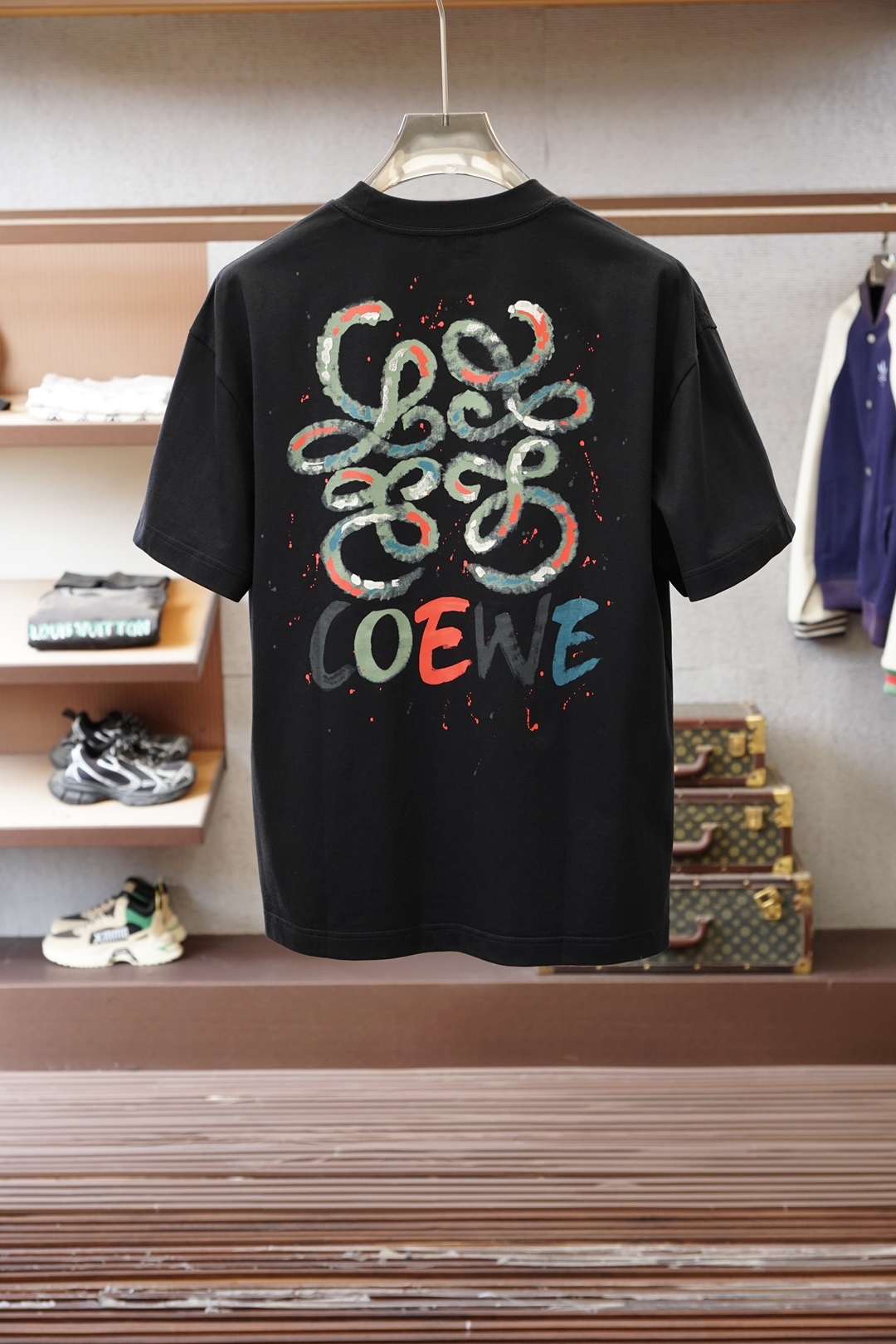 、罗意威Loewe/2026春夏新款短袖，最经典净色通勤百搭帅气的圆领短袖打底衫 🦋📟🪆🌹🖖一贯的好版型