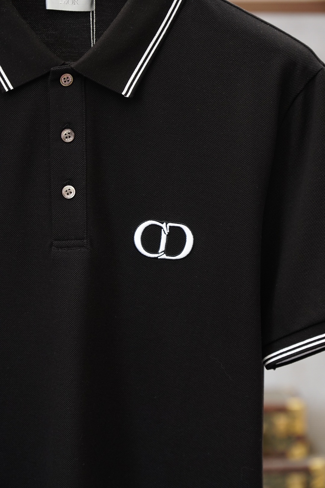 Dior迪奥-2026ss新品上线🔥🔥🔥双面珠地Polo衫｜双面质感的高阶型格采用双面珠地面料，正反双珠