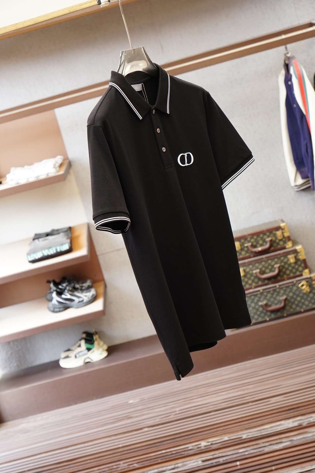 Dior迪奥-2026ss新品上线🔥🔥🔥双面珠地Polo衫｜双面质感的高阶型格采用双面珠地面料，正反双珠