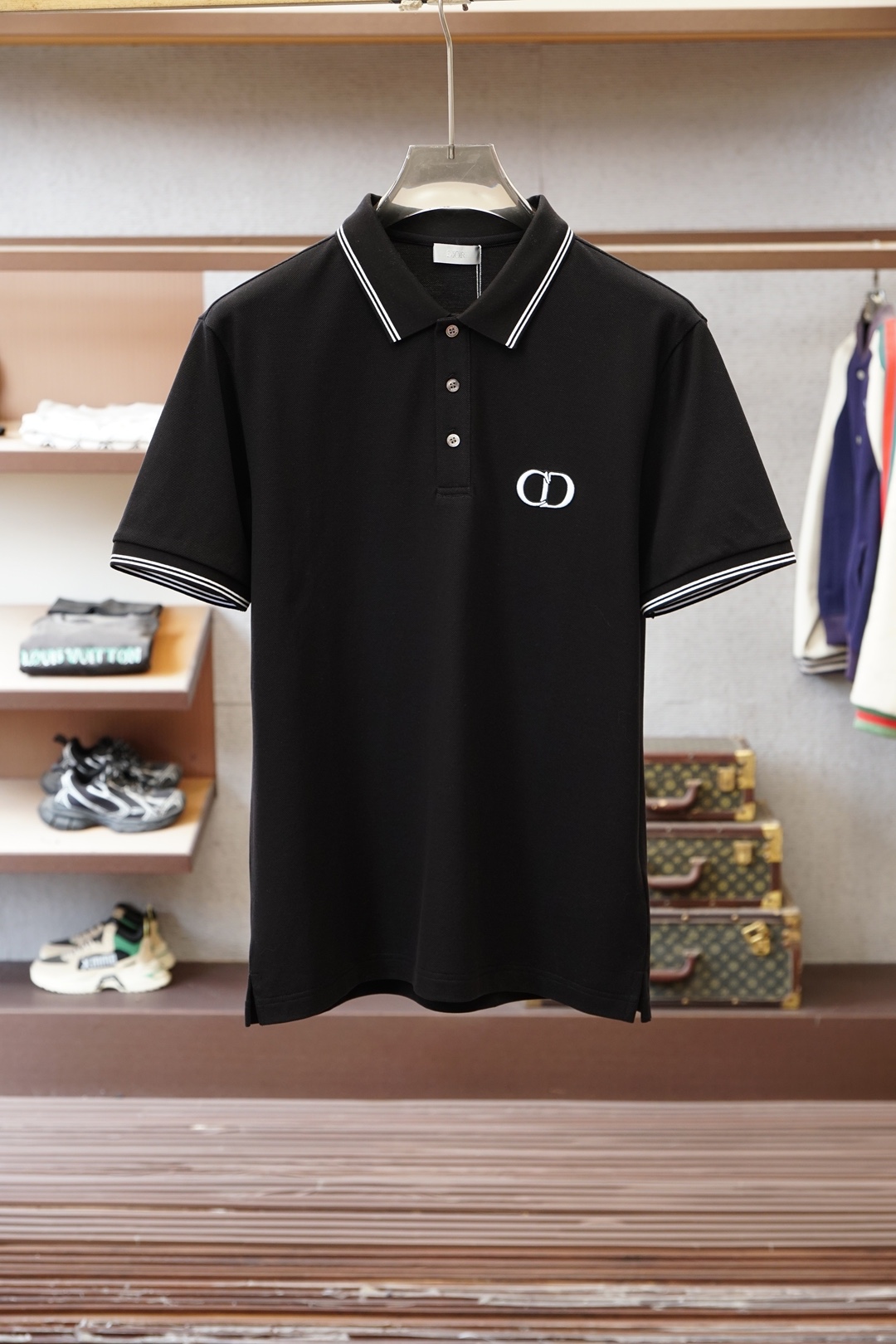 Dior迪奥-2026ss新品上线🔥🔥🔥双面珠地Polo衫｜双面质感的高阶型格采用双面珠地面料，正反双珠