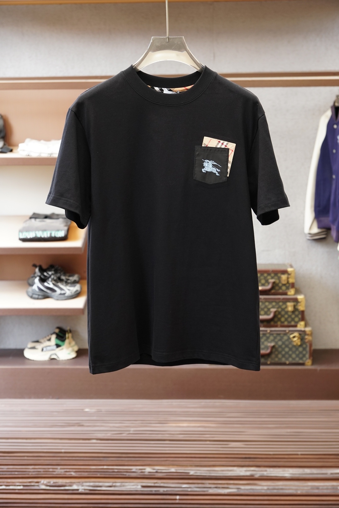 、BBR巴宝莉/2026春夏新款短袖，最经典净色通勤百搭帅气的圆领短袖打底衫 🦋📟🪆🌹🖖一贯的好版型 进