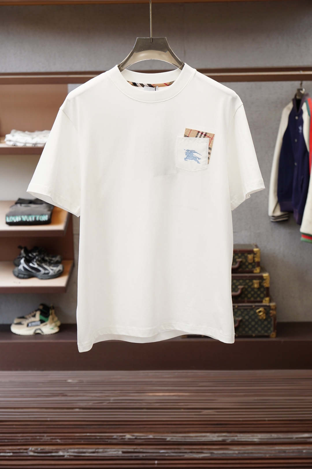 、BBR巴宝莉/2026春夏新款短袖，最经典净色通勤百搭帅气的圆领短袖打底衫 🦋📟🪆🌹🖖一贯的好版型 进