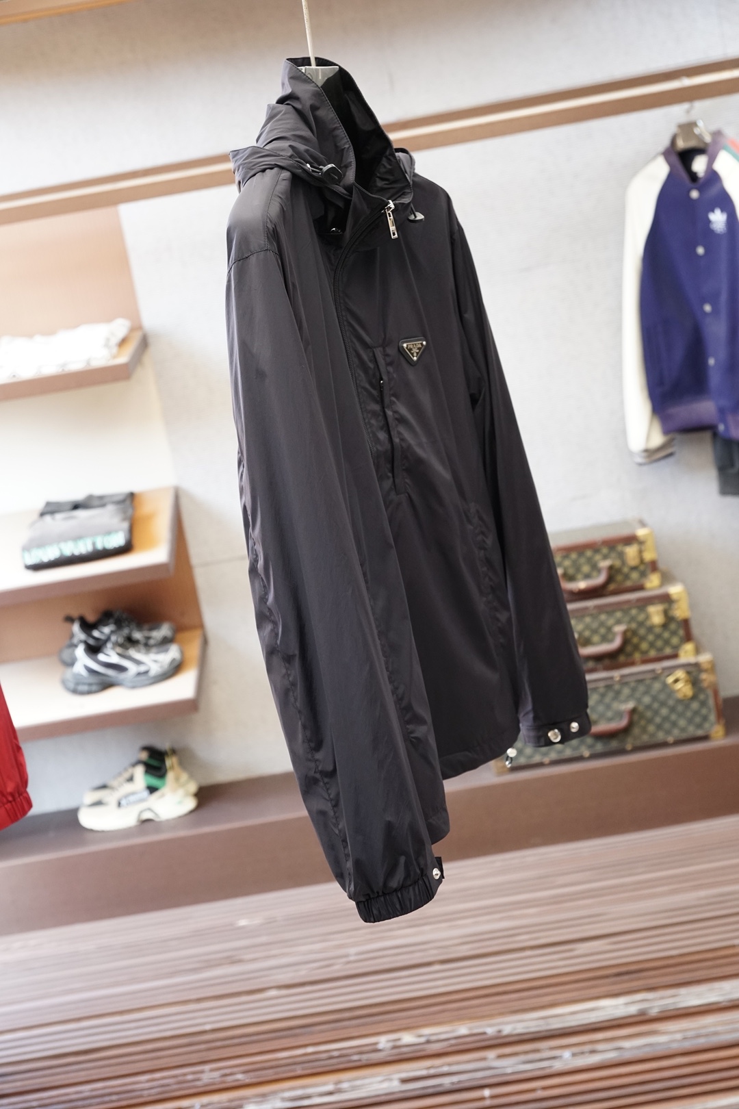 Prada普拉达/💜「2026」SS新品火爆上市💜💟质量💟工艺💟设计💟剪裁💌甄选定制高端夹克 兼具柔软亲