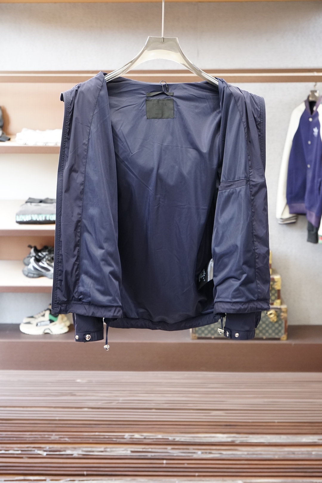 Prada普拉达/💜「2026」SS新品火爆上市💜💟质量💟工艺💟设计💟剪裁💌甄选定制高端夹克 兼具柔软亲