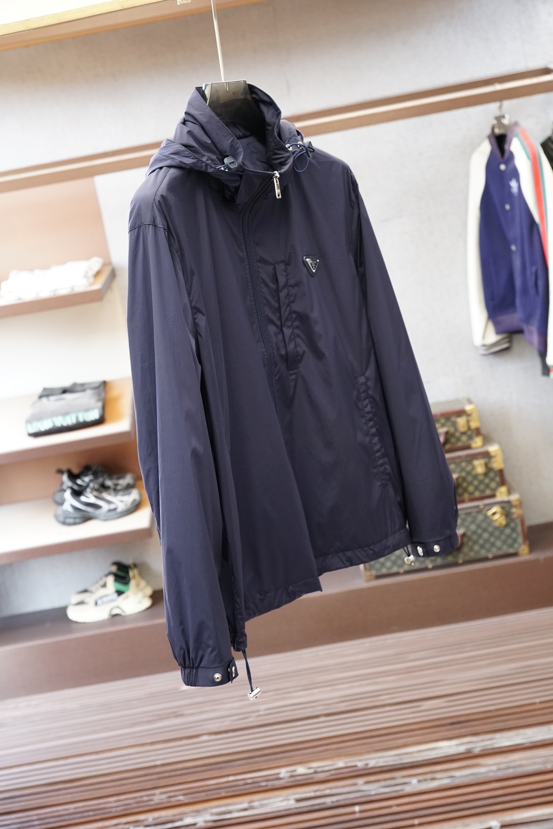 Prada普拉达/💜「2026」SS新品火爆上市💜💟质量💟工艺💟设计💟剪裁💌甄选定制高端夹克 兼具柔软亲