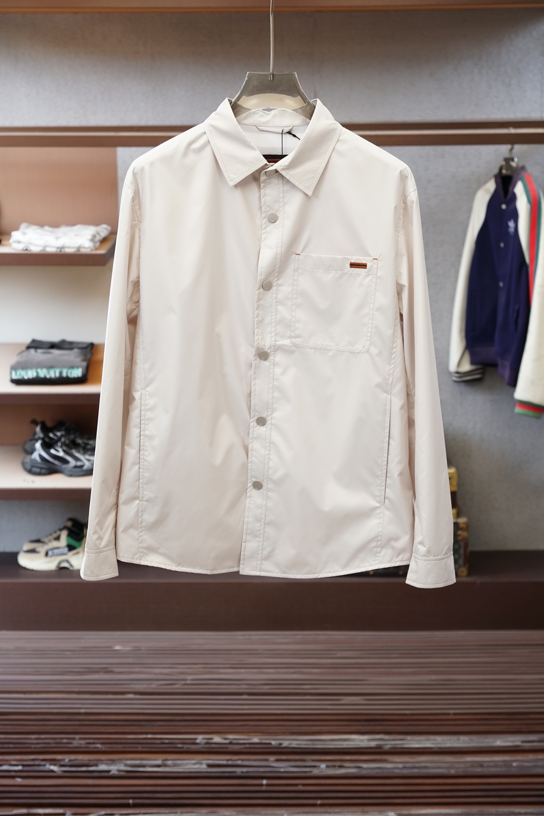 杰尼亚 衬衣外套💜「2026」SS新品火爆上市💜💟质量💟工艺💟设计💟剪裁💌甄选定制高端夹克 兼具柔软亲肤