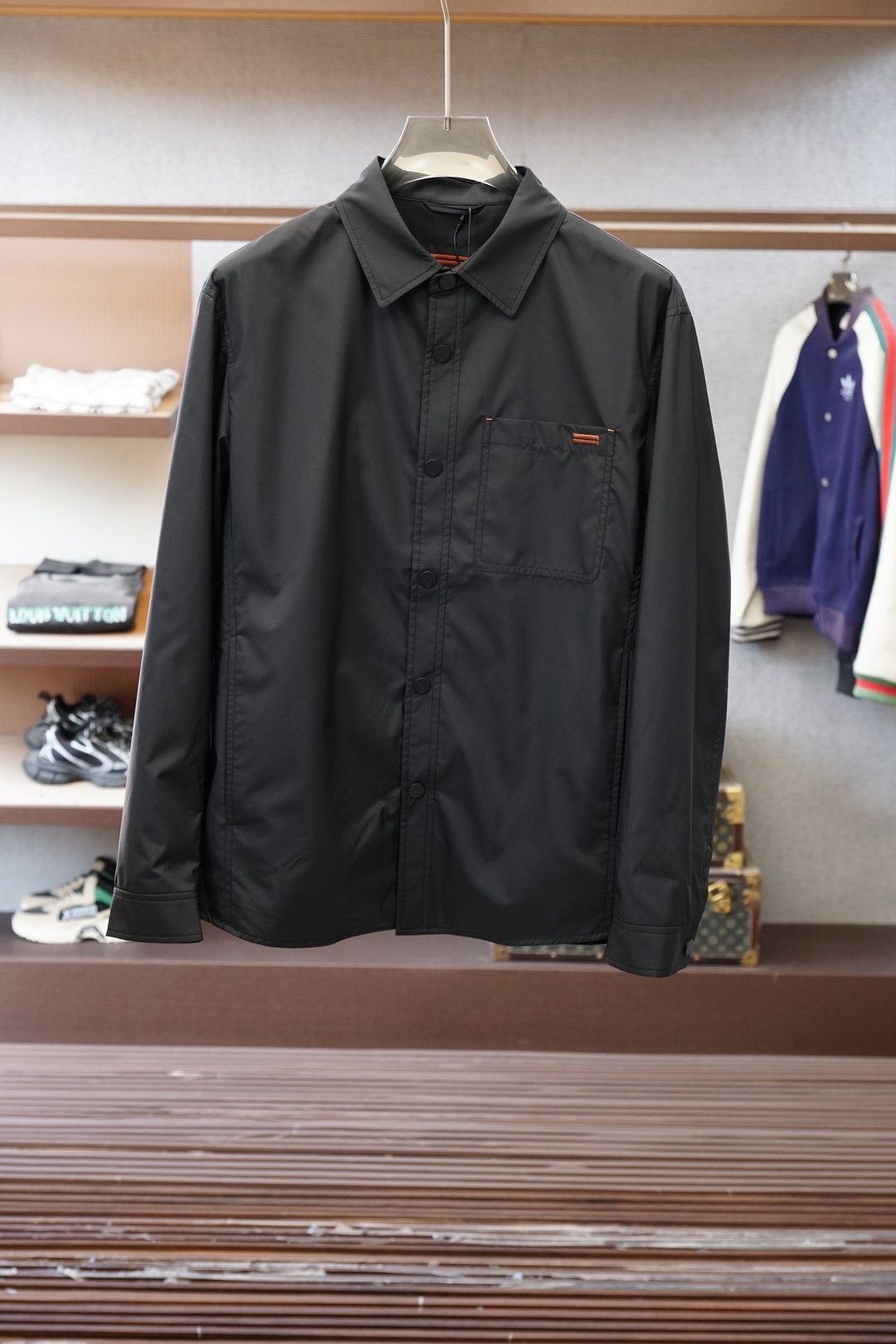 杰尼亚 衬衣外套💜「2026」SS新品火爆上市💜💟质量💟工艺💟设计💟剪裁💌甄选定制高端夹克 兼具柔软亲肤