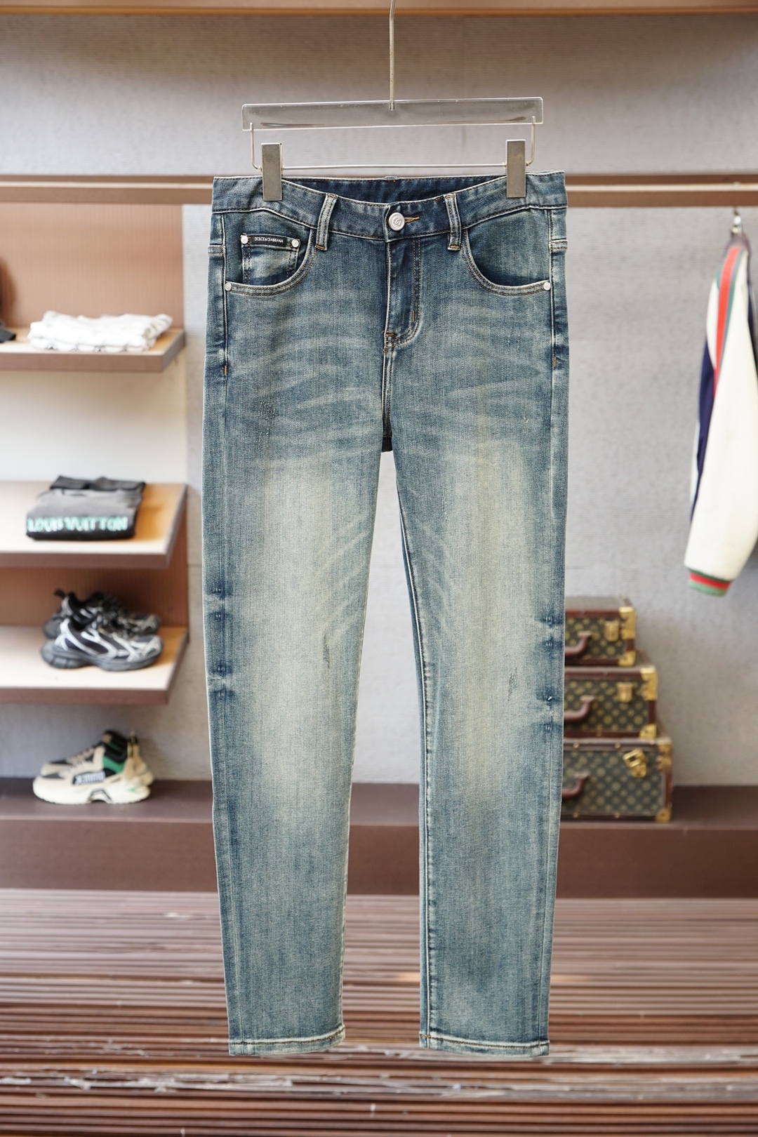 DG2026春夏直筒牛仔裤系列新品教父级洗水牛仔裤 🦋🪆🌻🧀🍍奢华感ss官网专柜9000大洋新品热销 原