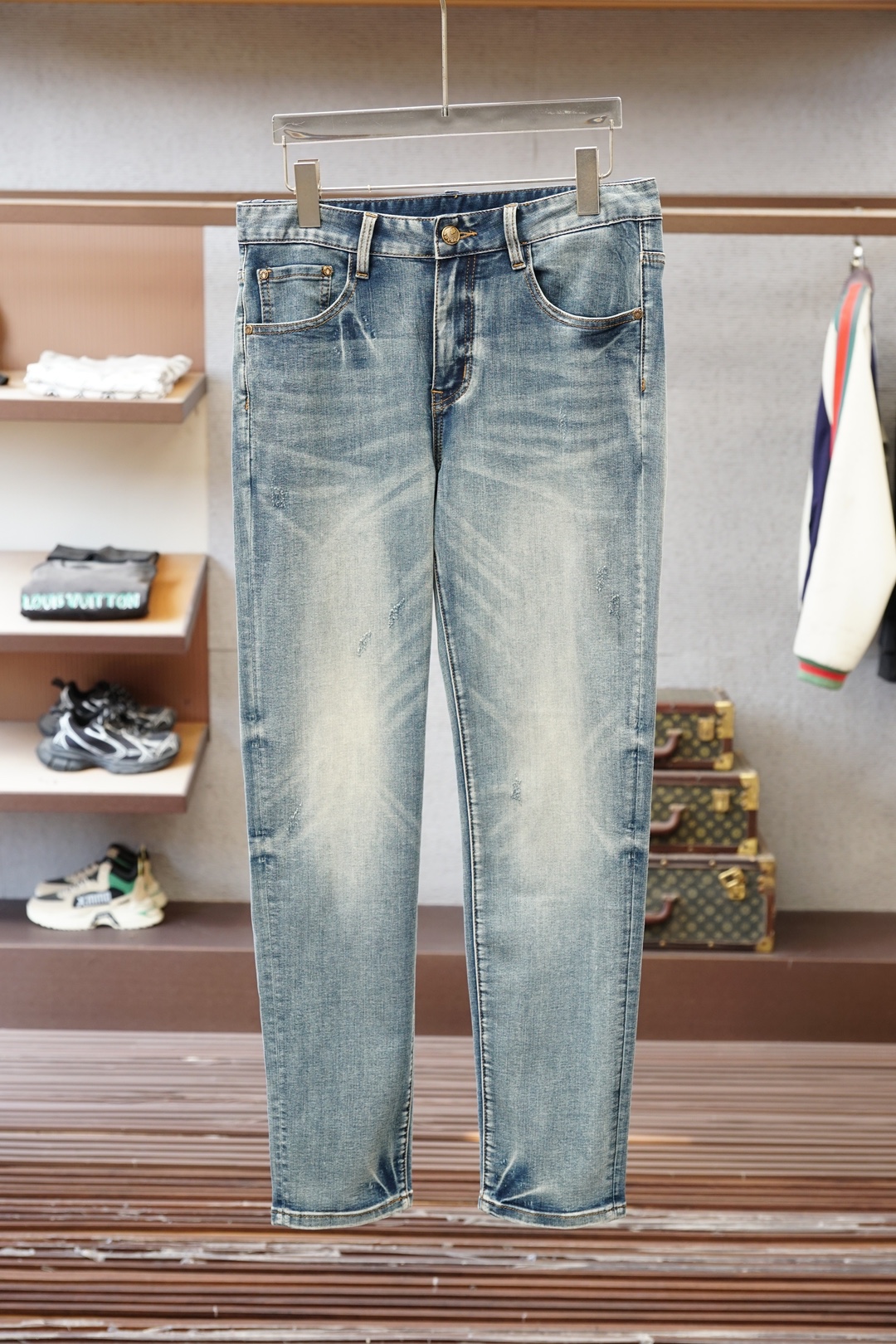 普拉达2026春夏直筒牛仔裤系列新品教父级洗水牛仔裤 🦋🪆🌻🧀🍍奢华感ss官网专柜9000大洋新品热销 