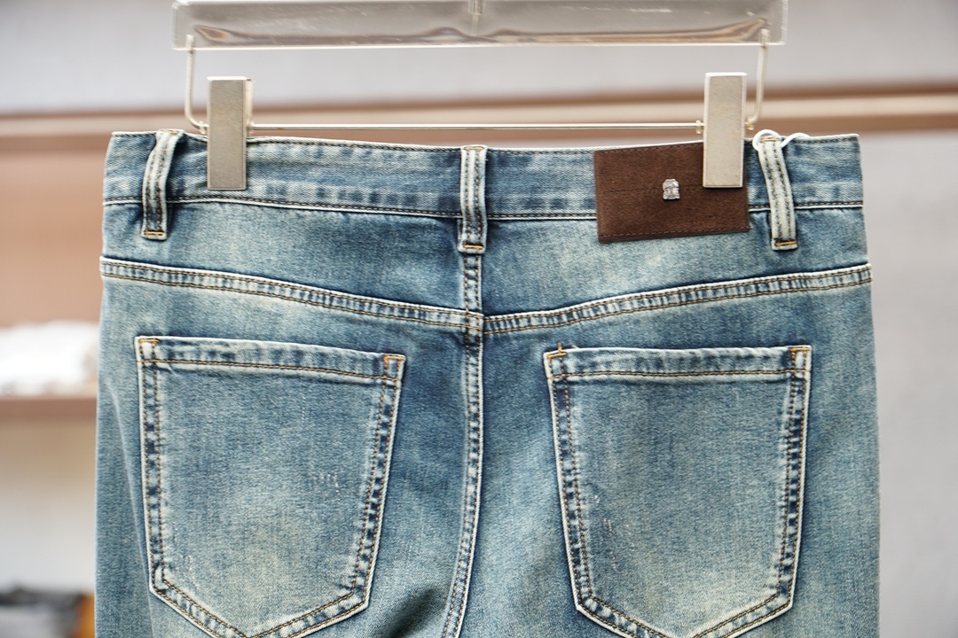 布鲁提2026春夏直筒牛仔裤系列新品教父级洗水牛仔裤 🦋🪆🌻🧀🍍奢华感26ss官网专柜9000大洋新品热