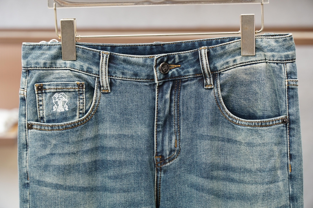 布鲁提2026春夏直筒牛仔裤系列新品教父级洗水牛仔裤 🦋🪆🌻🧀🍍奢华感26ss官网专柜9000大洋新品热