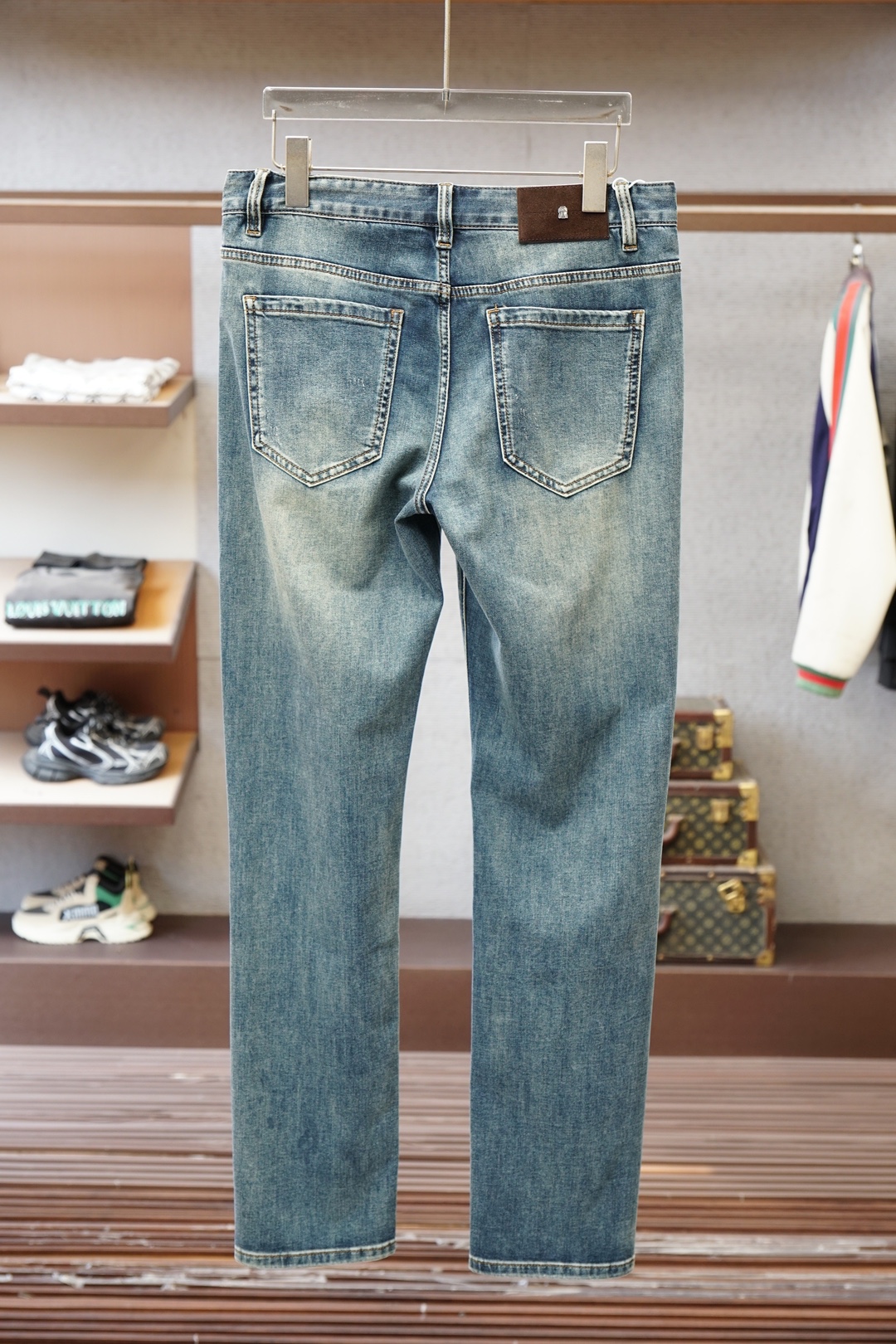 布鲁提2026春夏直筒牛仔裤系列新品教父级洗水牛仔裤 🦋🪆🌻🧀🍍奢华感26ss官网专柜9000大洋新品热