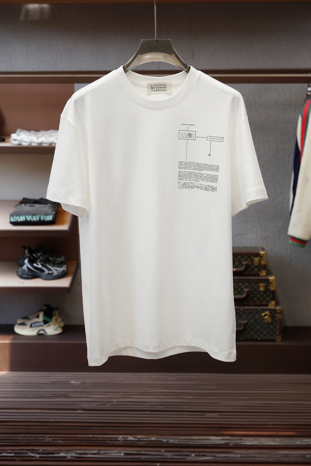 、2026ss新品上线🔥🔥🔥MM6 马吉拉，印花双面布短袖｜质感与设计的双重进阶甄选高支双面布面料，采用