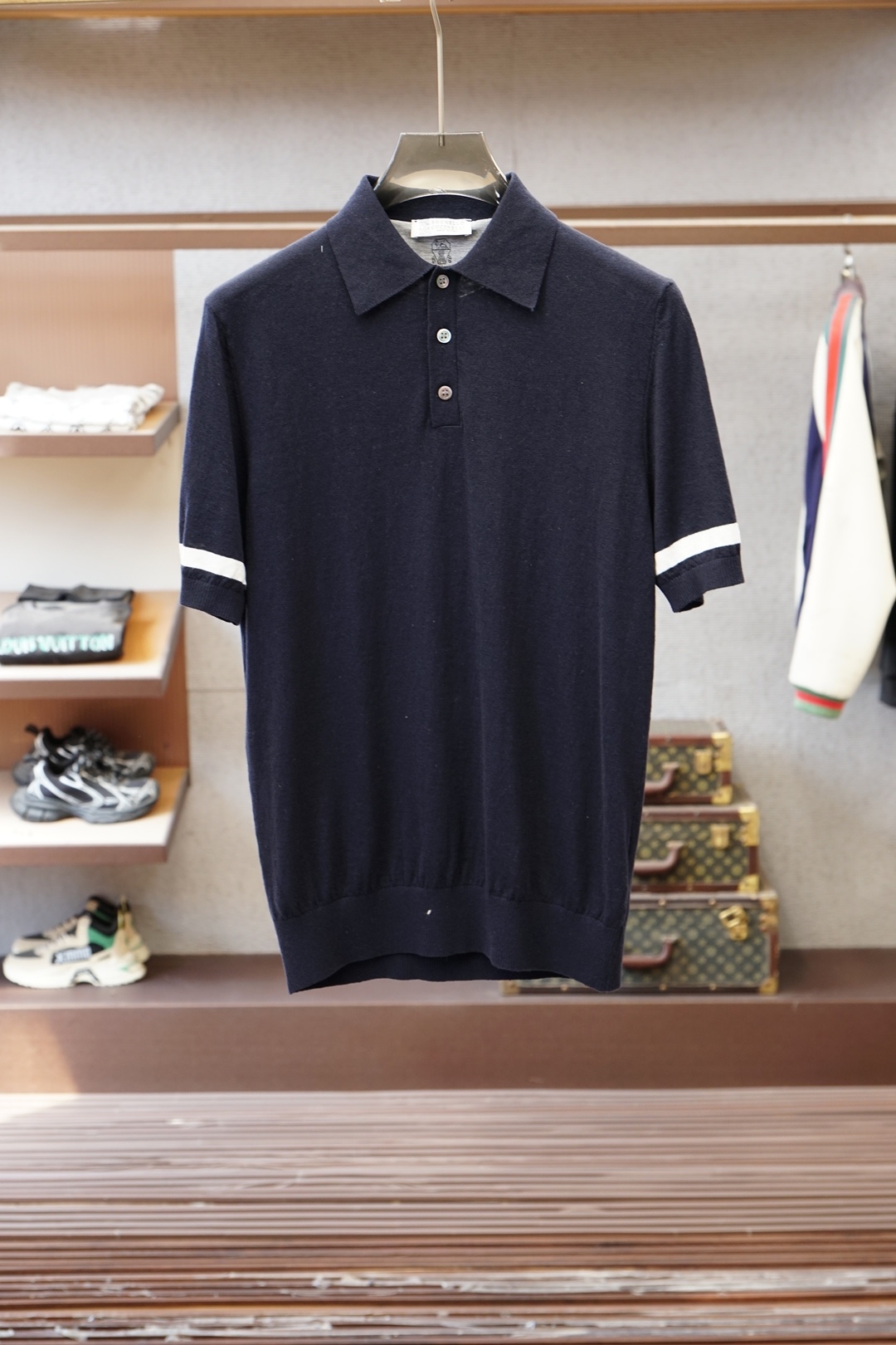 2026ss新品上线🔥🔥🔥Brunello Cucinelli 男士高端棉麻羊毛混纺Polo衫棉麻羊毛交