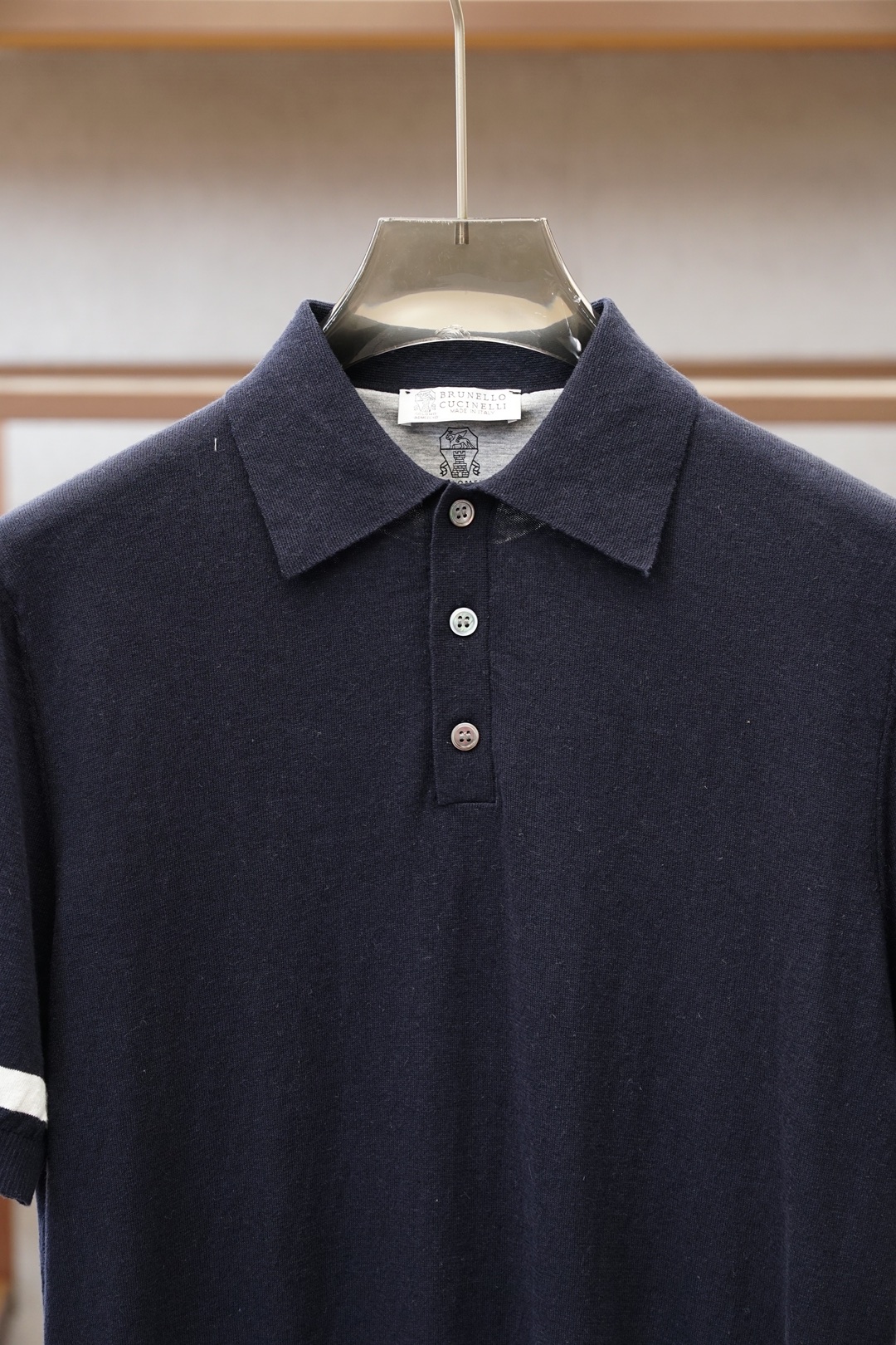 2026ss新品上线🔥🔥🔥Brunello Cucinelli 男士高端棉麻羊毛混纺Polo衫棉麻羊毛交