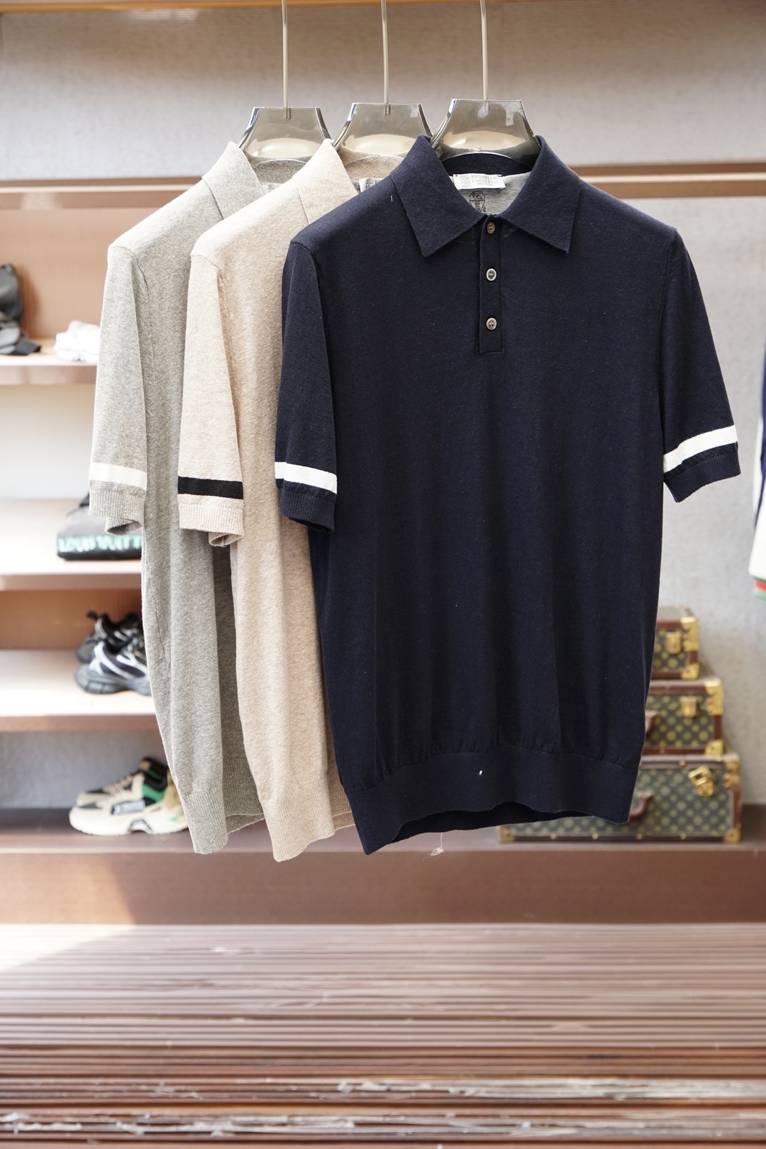 2026ss新品上线🔥🔥🔥Brunello Cucinelli 男士高端棉麻羊毛混纺Polo衫棉麻羊毛交
