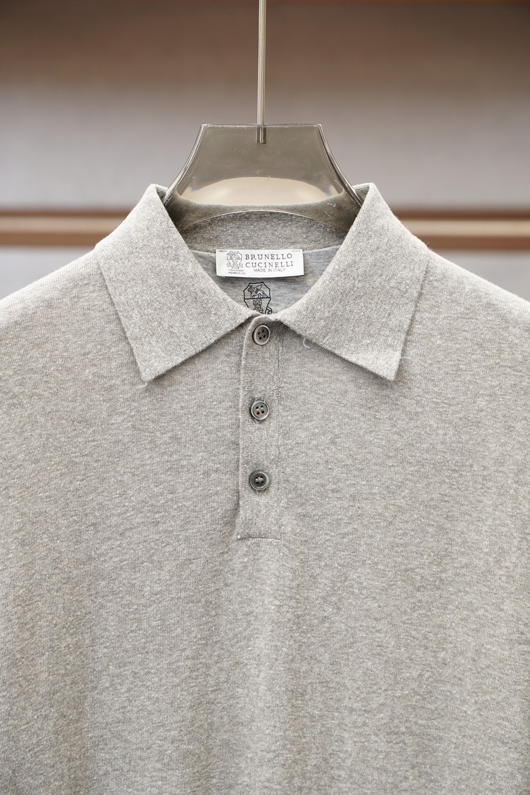 2026ss新品上线🔥🔥🔥Brunello Cucinelli 男士高端棉麻羊毛混纺Polo衫棉麻羊毛交