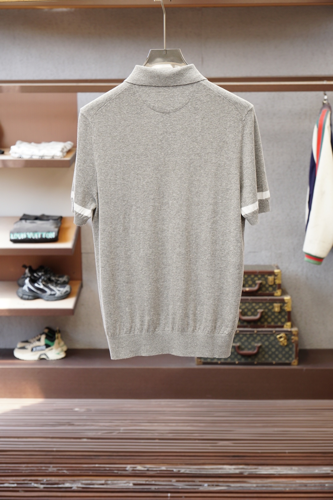 2026ss新品上线🔥🔥🔥Brunello Cucinelli 男士高端棉麻羊毛混纺Polo衫棉麻羊毛交