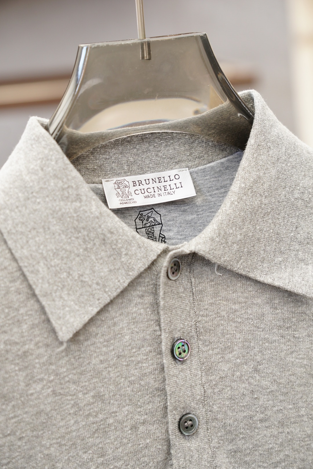 2026ss新品上线🔥🔥🔥Brunello Cucinelli 男士高端棉麻羊毛混纺Polo衫棉麻羊毛交