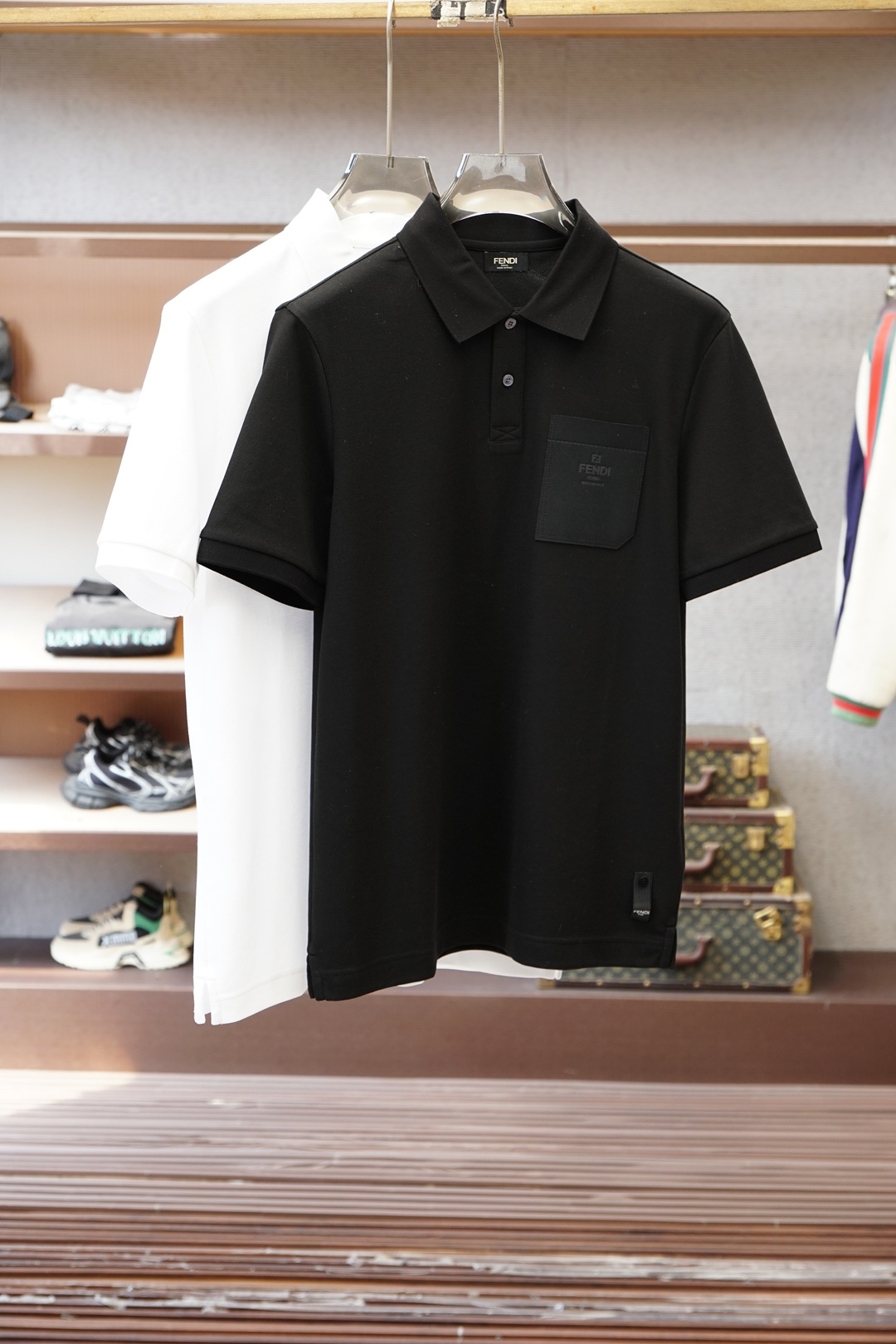 ，2026ss新品上线🔥🔥🔥FENDI 芬迪质感标杆 | 双面珠地口袋Polo衫，重塑商务休闲格调采用双