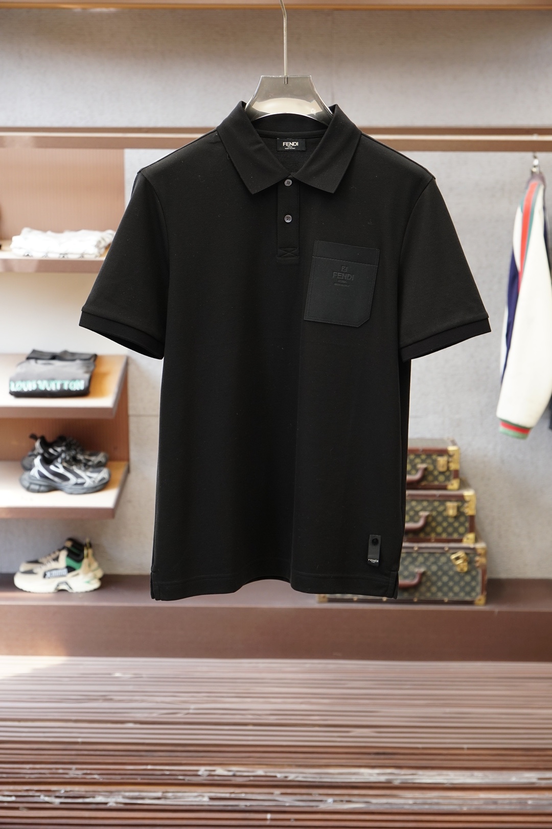 ，2026ss新品上线🔥🔥🔥FENDI 芬迪质感标杆 | 双面珠地口袋Polo衫，重塑商务休闲格调采用双