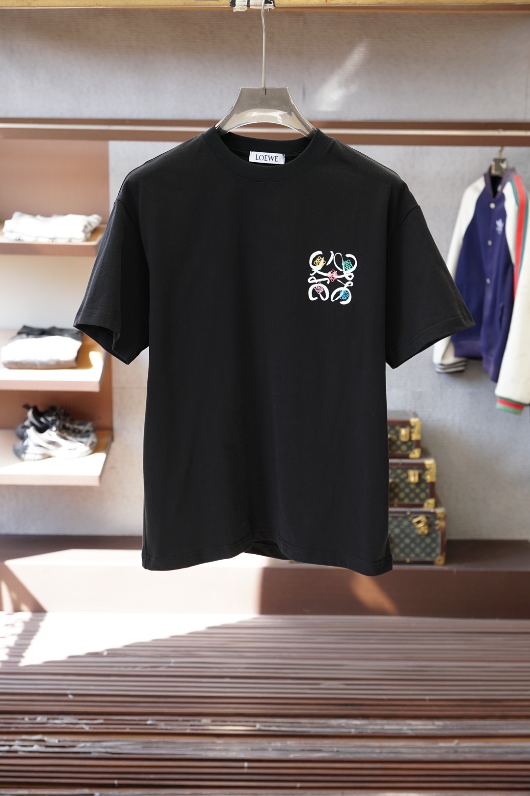 Loewe罗意威/2026春夏新款首发专柜最新款短袖圆领T恤 高端订制 设计前卫时尚！品牌logo重工艺