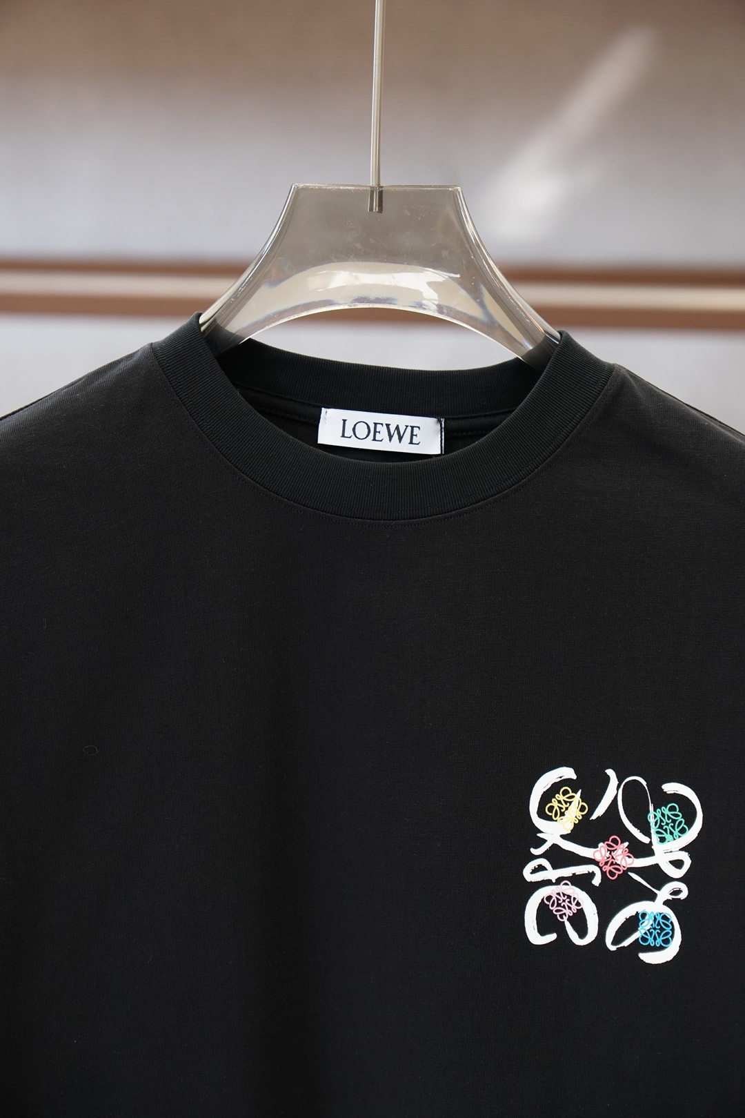 Loewe罗意威/2026春夏新款首发专柜最新款短袖圆领T恤 高端订制 设计前卫时尚！品牌logo重工艺