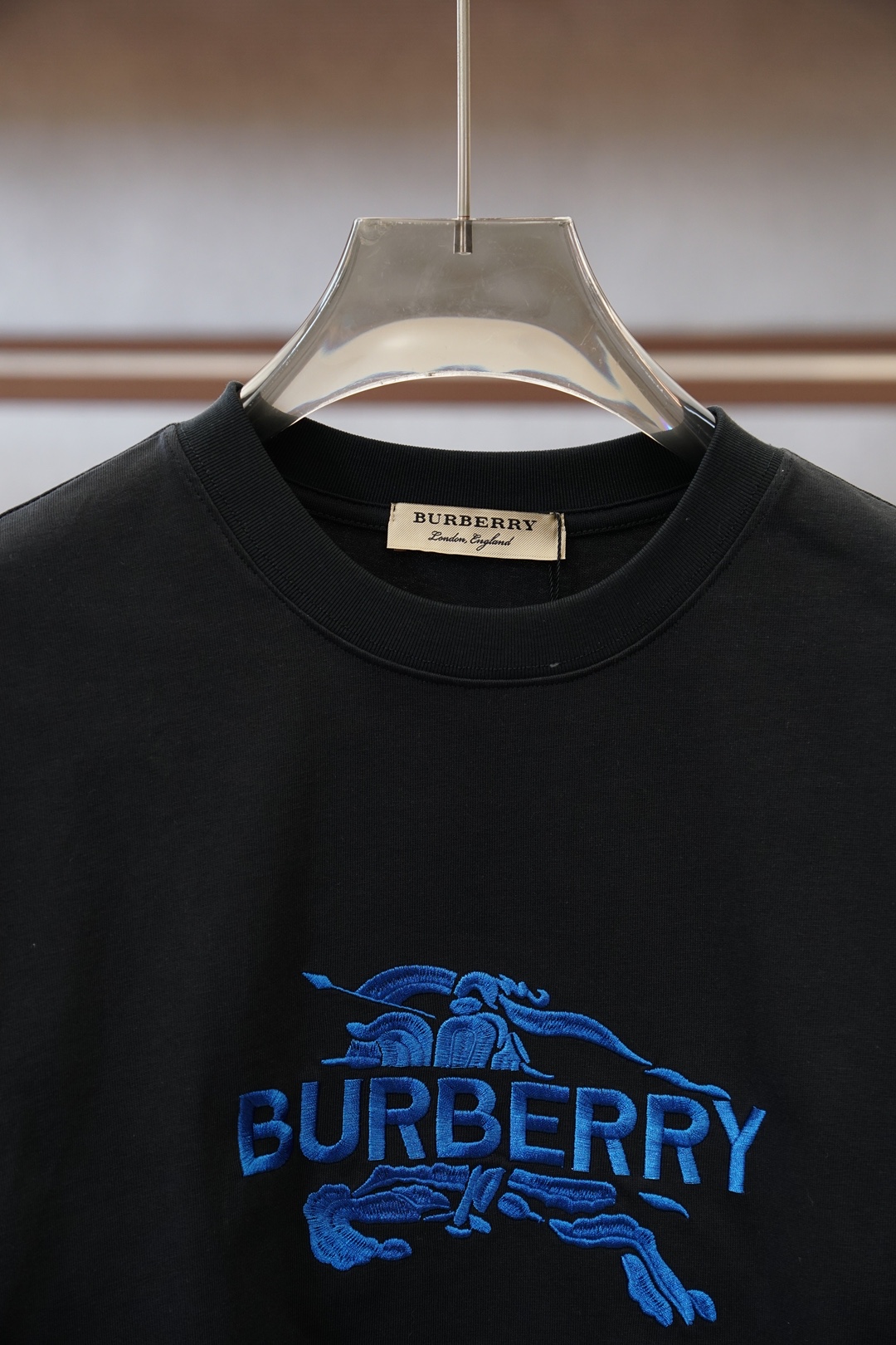 BBR巴宝莉-2026春夏新款首发专柜最新款短袖圆领T恤 高端订制 设计前卫时尚！品牌logo重工艺设计