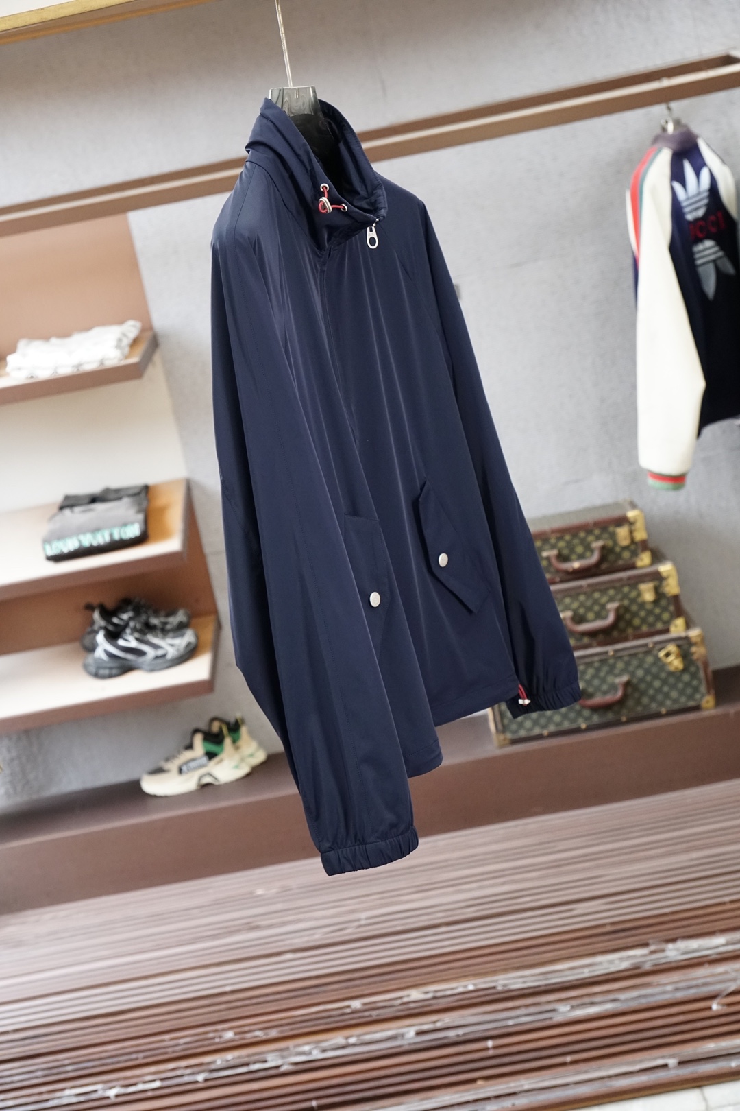 Loro piana-🔥🔥春夏新款休闲商务立领夹克外套 高端品质、版型面料五金都是专柜1:1定制，透气舒