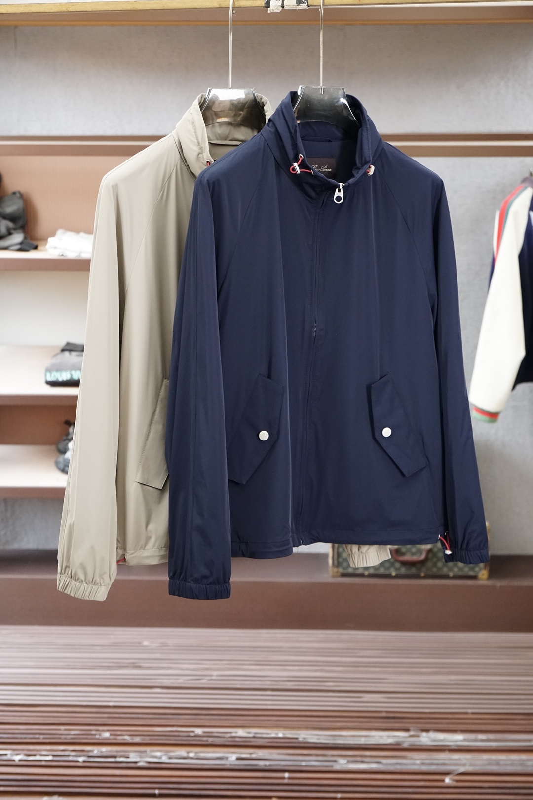 Loro piana-🔥🔥春夏新款休闲商务立领夹克外套 高端品质、版型面料五金都是专柜1:1定制，透气舒