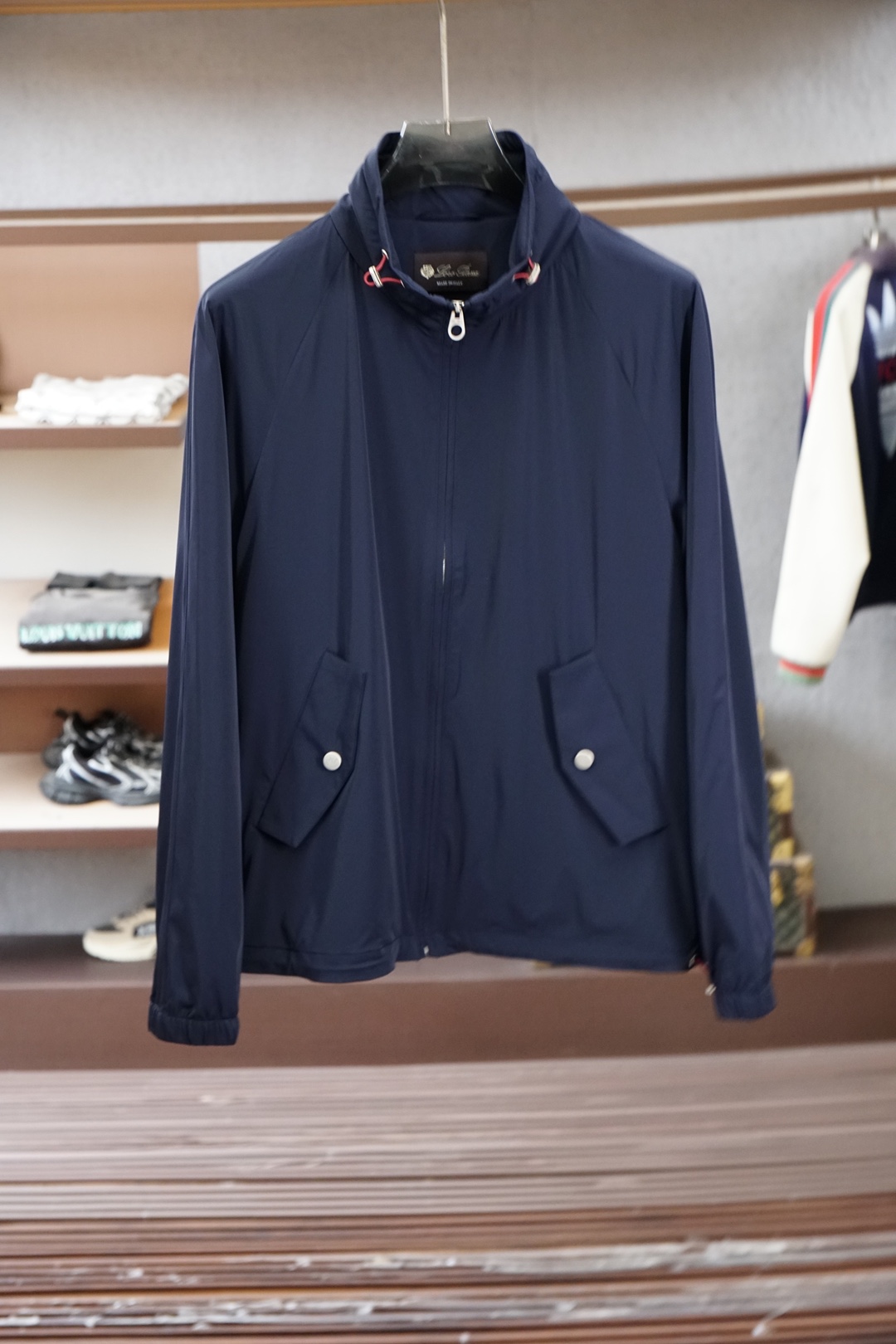 Loro piana-🔥🔥春夏新款休闲商务立领夹克外套 高端品质、版型面料五金都是专柜1:1定制，透气舒