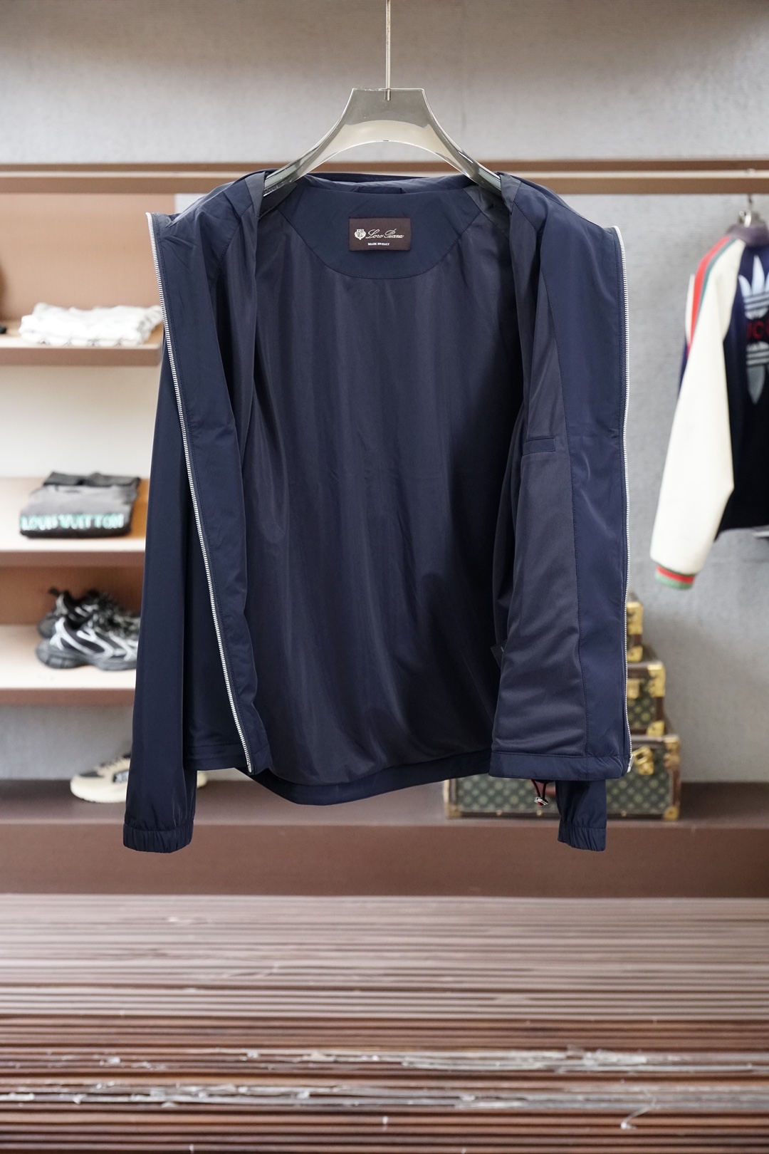 Loro piana-🔥🔥春夏新款休闲商务立领夹克外套 高端品质、版型面料五金都是专柜1:1定制，透气舒