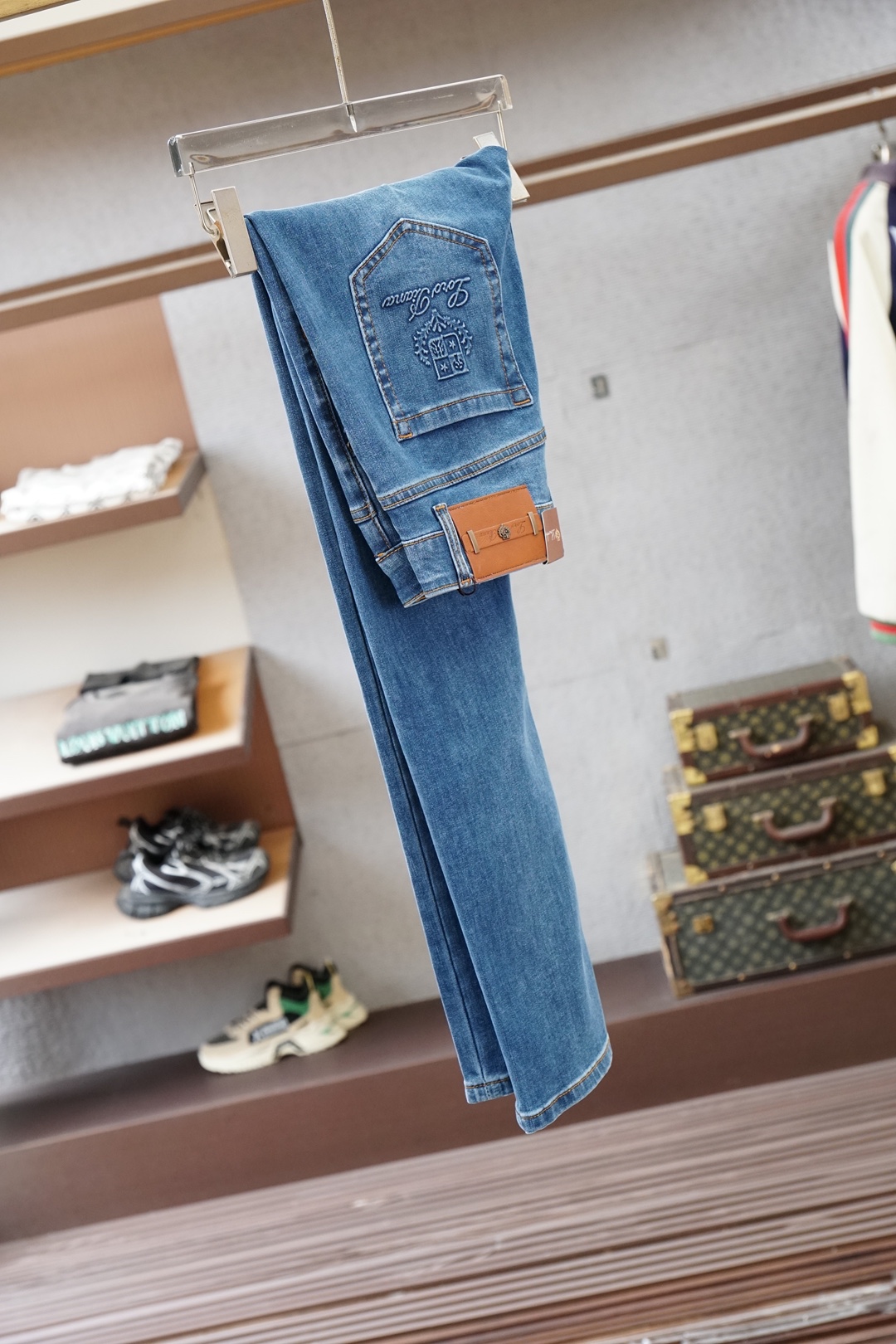 Loro piana2026春夏直筒牛仔裤系列新品教父级洗水牛仔裤 🦋🪆🌻🧀🍍奢华感ss官网专柜9000