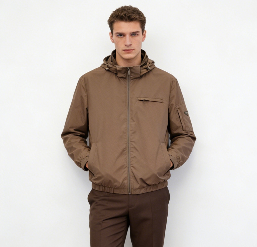 NO:757571,Prada 2026ss spring new lapel jacket, full high-end version!  Classic triangular high-definition counter fabric accessories, high breathability and comfort, impeccable details, exquisite workmanship and complex craftsmanship, casual tailoring, awesome upper body shape, color black, brown, code number 48-56,, prada, jackets & coats, jackets & coats,19860909普拉达 2026ss春季新款翻领夹克外套 全高端版本！经典三角标高定专柜面料辅料,透气舒适度高,细节无可挑剔,做工考究工艺复杂,呈现休闲裁剪,上身版型超赞 颜色黑色,棕色 码数48-56,,prada,jackets & coats,jackets & coats,,Men's clothing