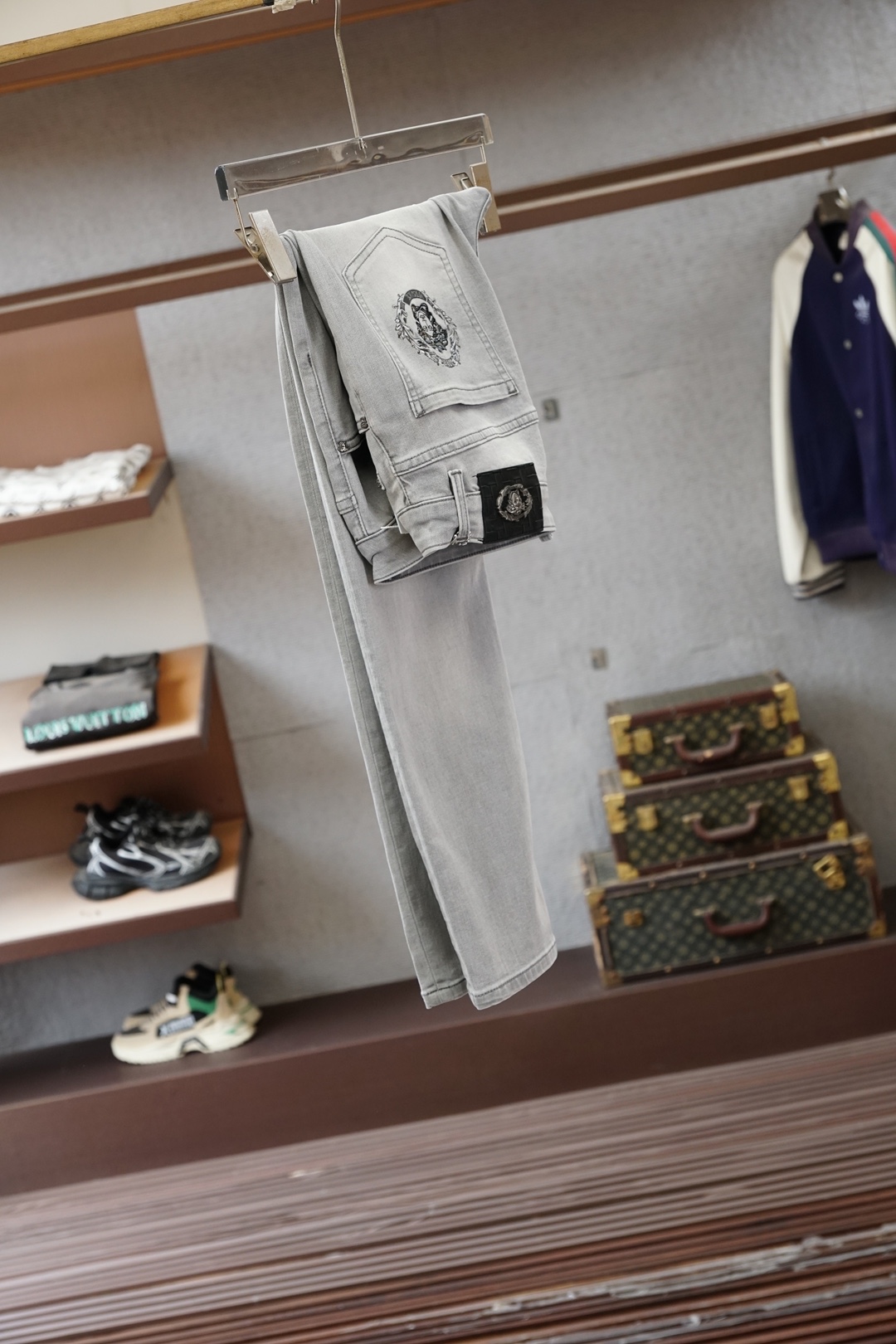 范思哲，Versace-P✨➕🛒🍟2026春夏牛仔裤微弹力臻选上等面料 后袋专柜新元素刺绣 爆赞款 帅气