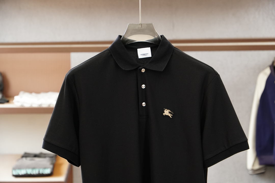 BBR 巴宝莉/正品原单翻领 TB刺绣POLO衫 正品代工厂原厂出品 （看实物图）一如既往 采用BBR定