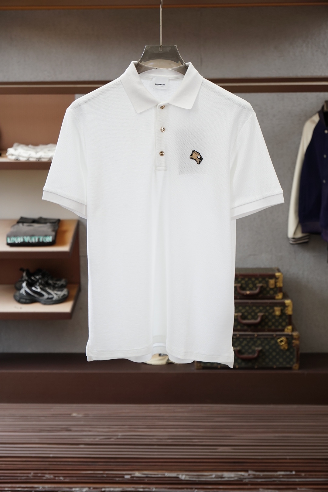 BBR 巴宝莉/正品原单翻领 TB刺绣POLO衫 正品代工厂原厂出品 （看实物图）一如既往 采用BBR定