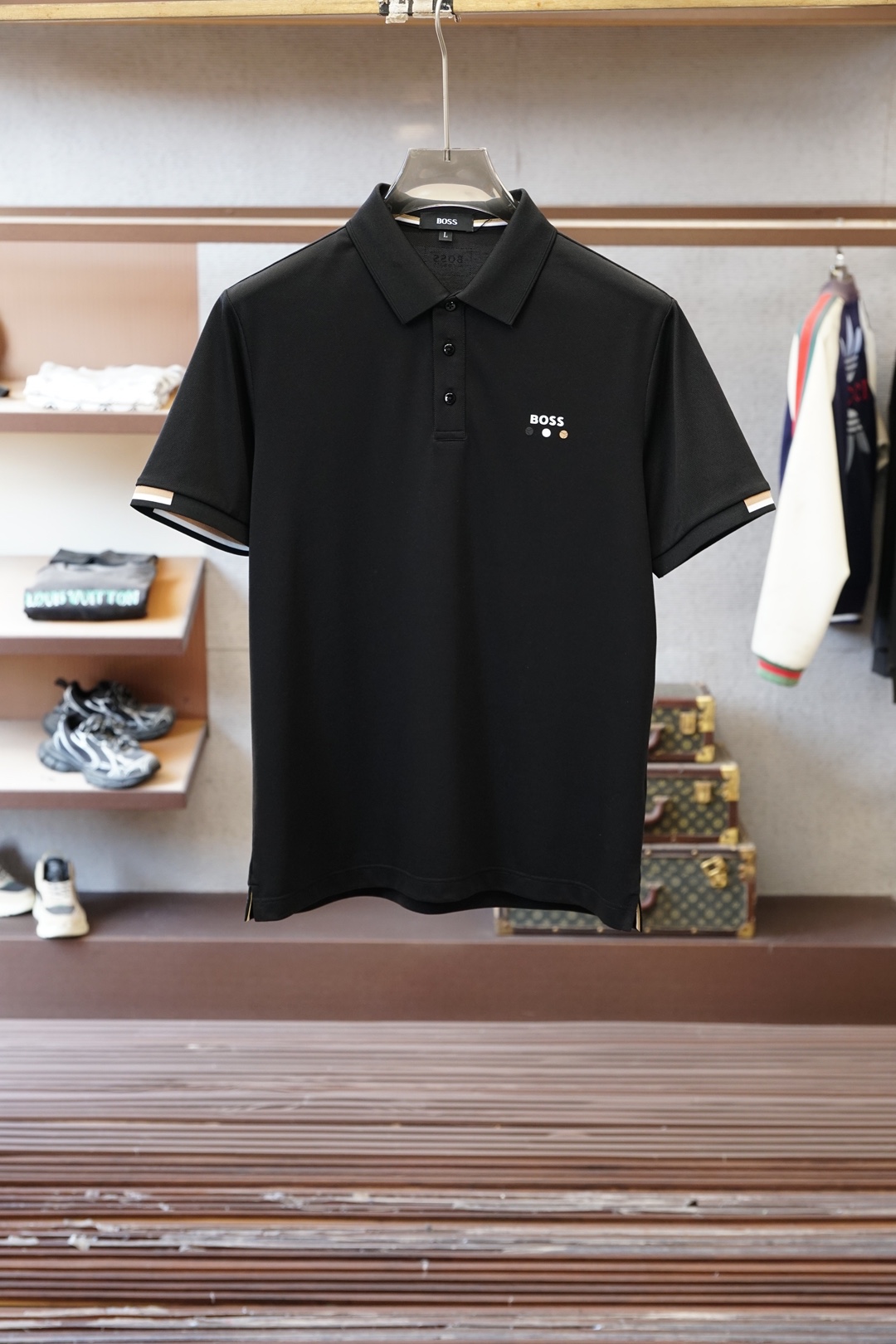 Boss-2026ss新品上线🔥🔥🔥经典焕新高端珠地Polo衫 面料黑科技，穿出来的舒适奢感，采用双面珠