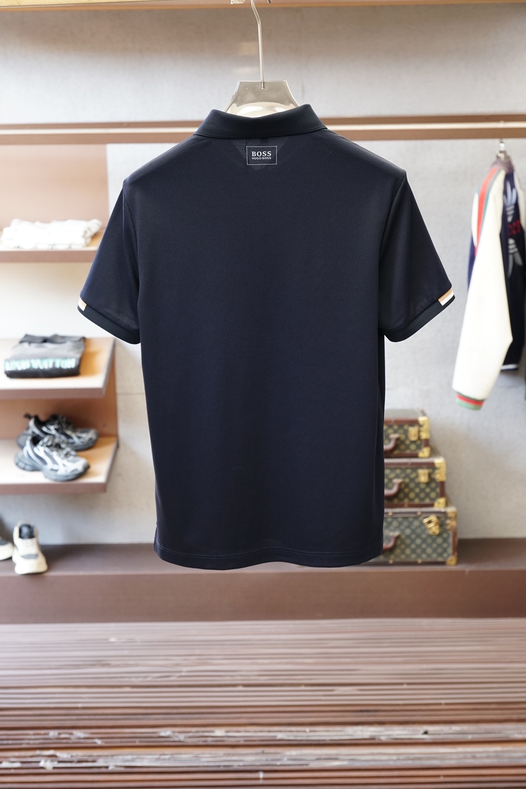 boss/2026ss新品上线🔥🔥🔥经典焕新高端珠地Polo衫 面料黑科技，穿出来的舒适奢感，采用双面珠