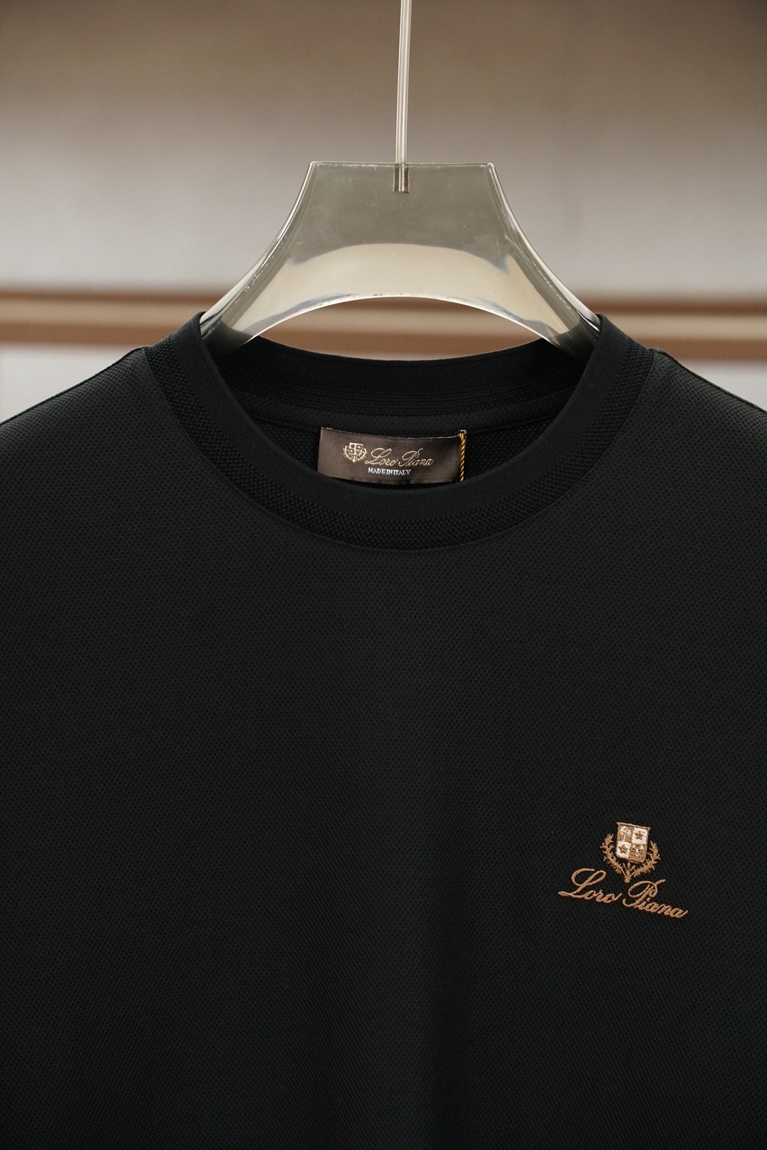 loro Piana-2026春夏新款男女同款👫短袖T恤！时尚休闲短袖T恤衫！胸前字母logo图案刺绣设