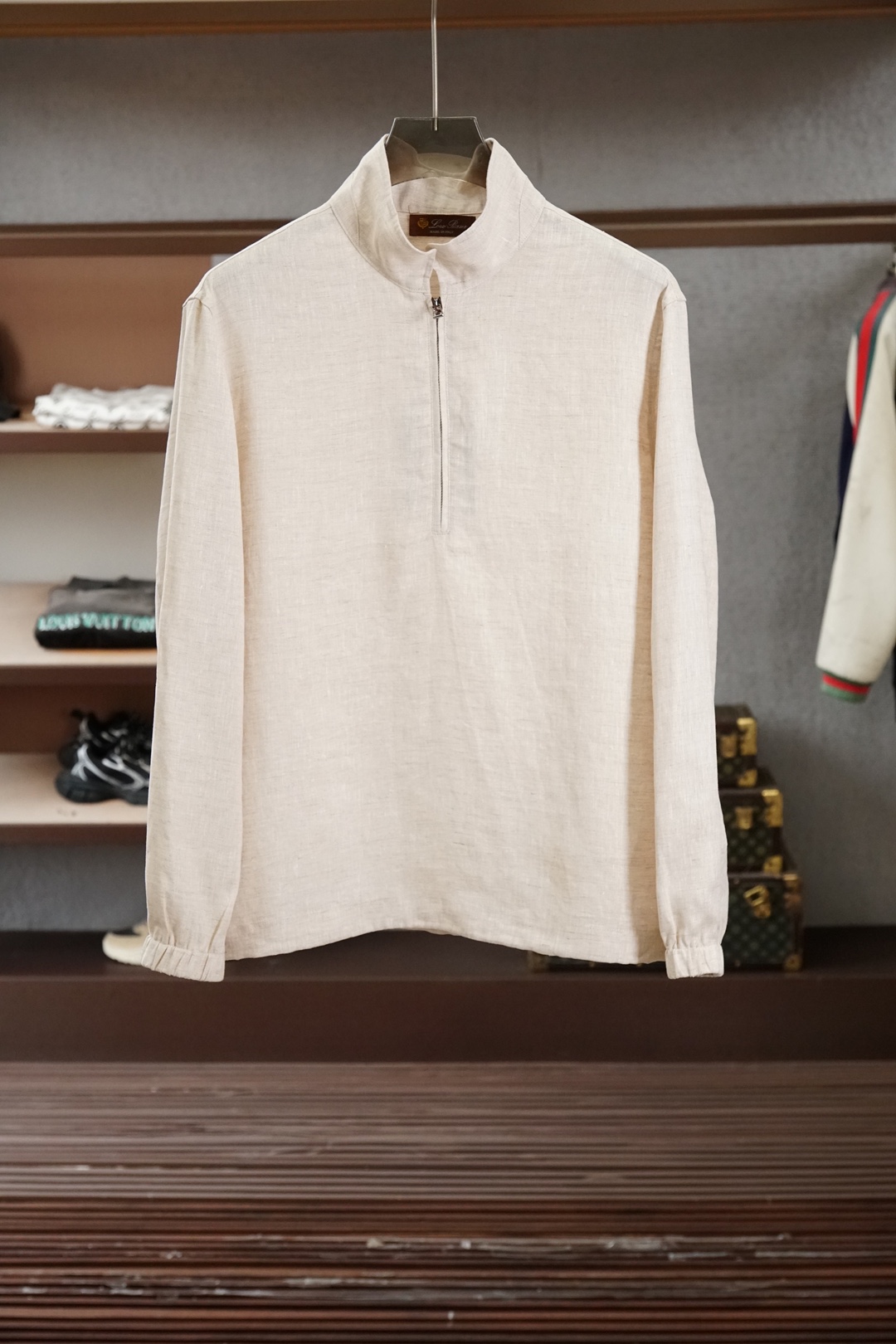 loro Piana-🔥🔥春夏新款休闲商务立领夹克外套 高端品质、版型面料五金都是专柜1:1定制，透气舒