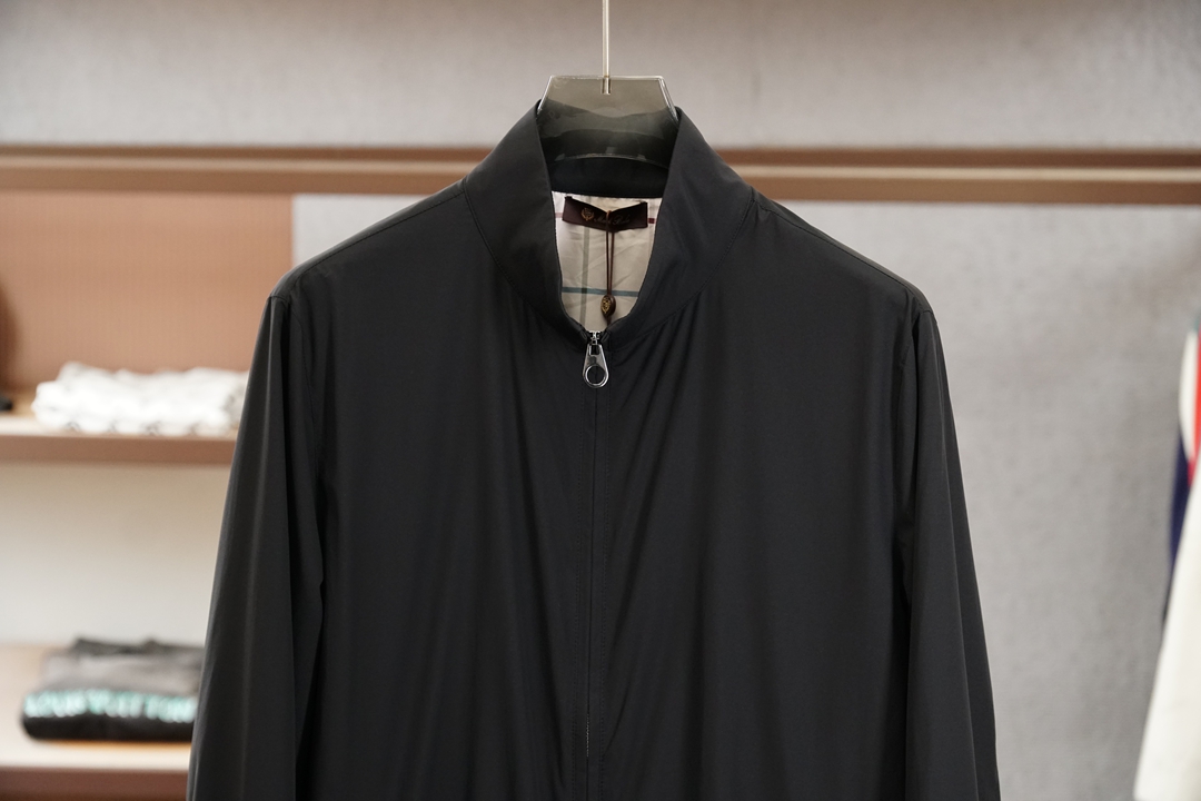loro Piana-🔥🔥春夏新款休闲商务立领夹克外套 高端品质、版型面料五金都是专柜1:1定制，透气舒