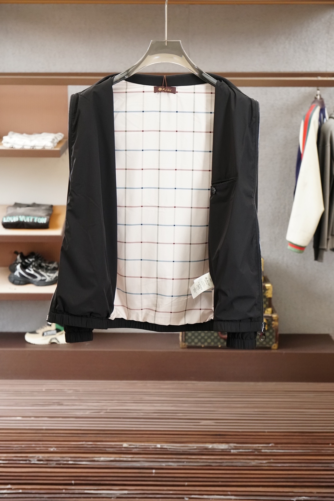 loro Piana-🔥🔥春夏新款休闲商务立领夹克外套 高端品质、版型面料五金都是专柜1:1定制，透气舒