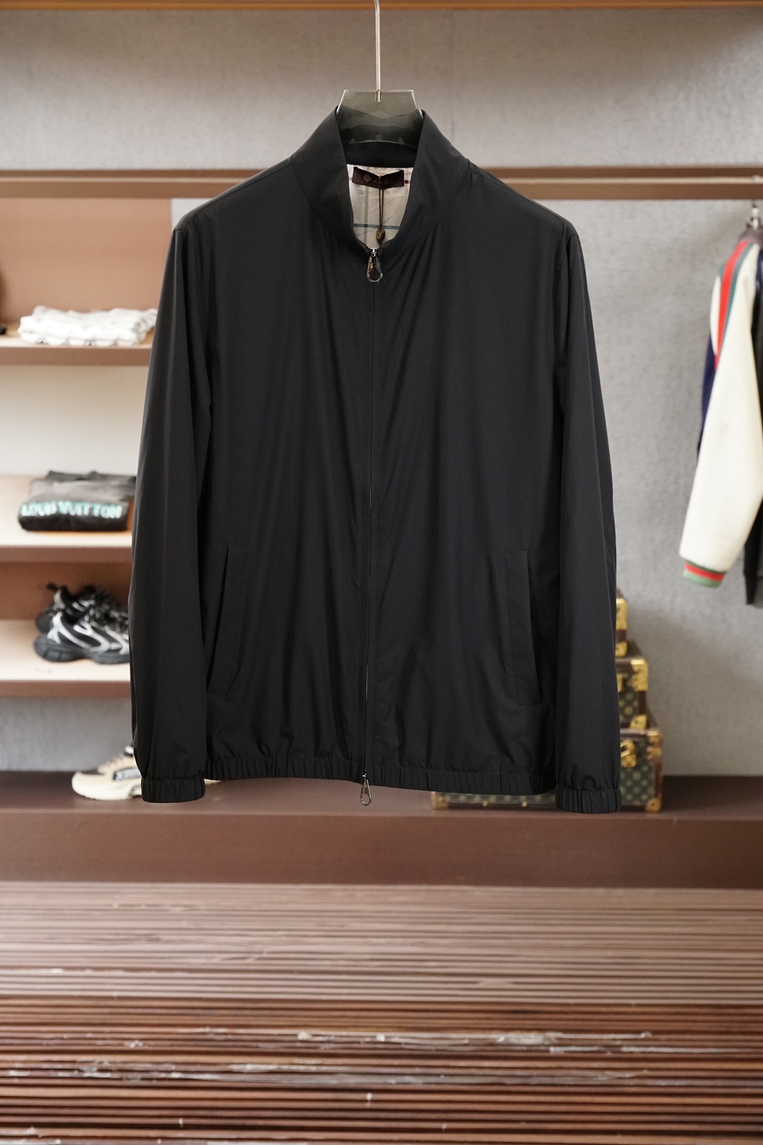 loro Piana-🔥🔥春夏新款休闲商务立领夹克外套 高端品质、版型面料五金都是专柜1:1定制，透气舒