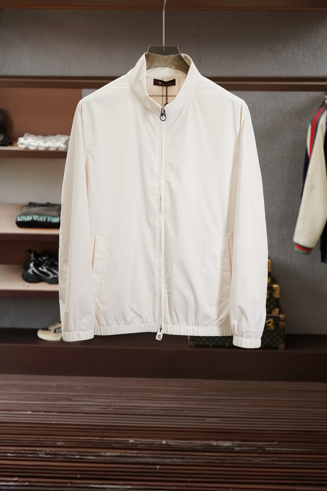 loro Piana-🔥🔥春夏新款休闲商务立领夹克外套 高端品质、版型面料五金都是专柜1:1定制，透气舒