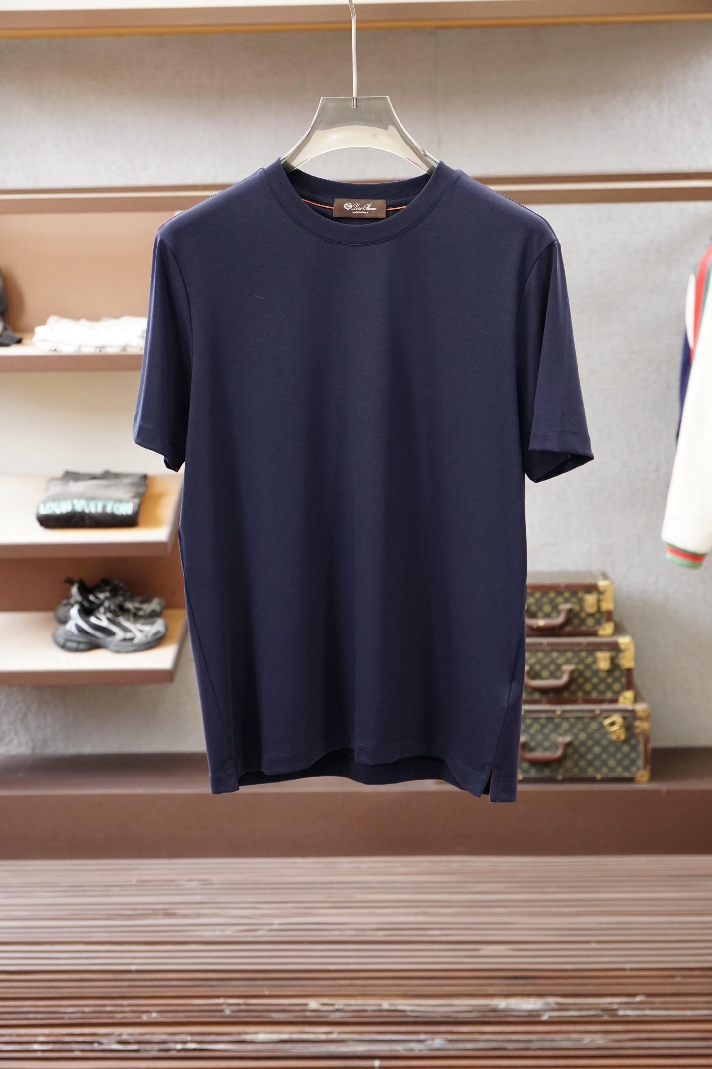 loro Piana loro Piana 2026ss新款纯色圆领短袖T恤， 百搭款式 任何人都可以轻